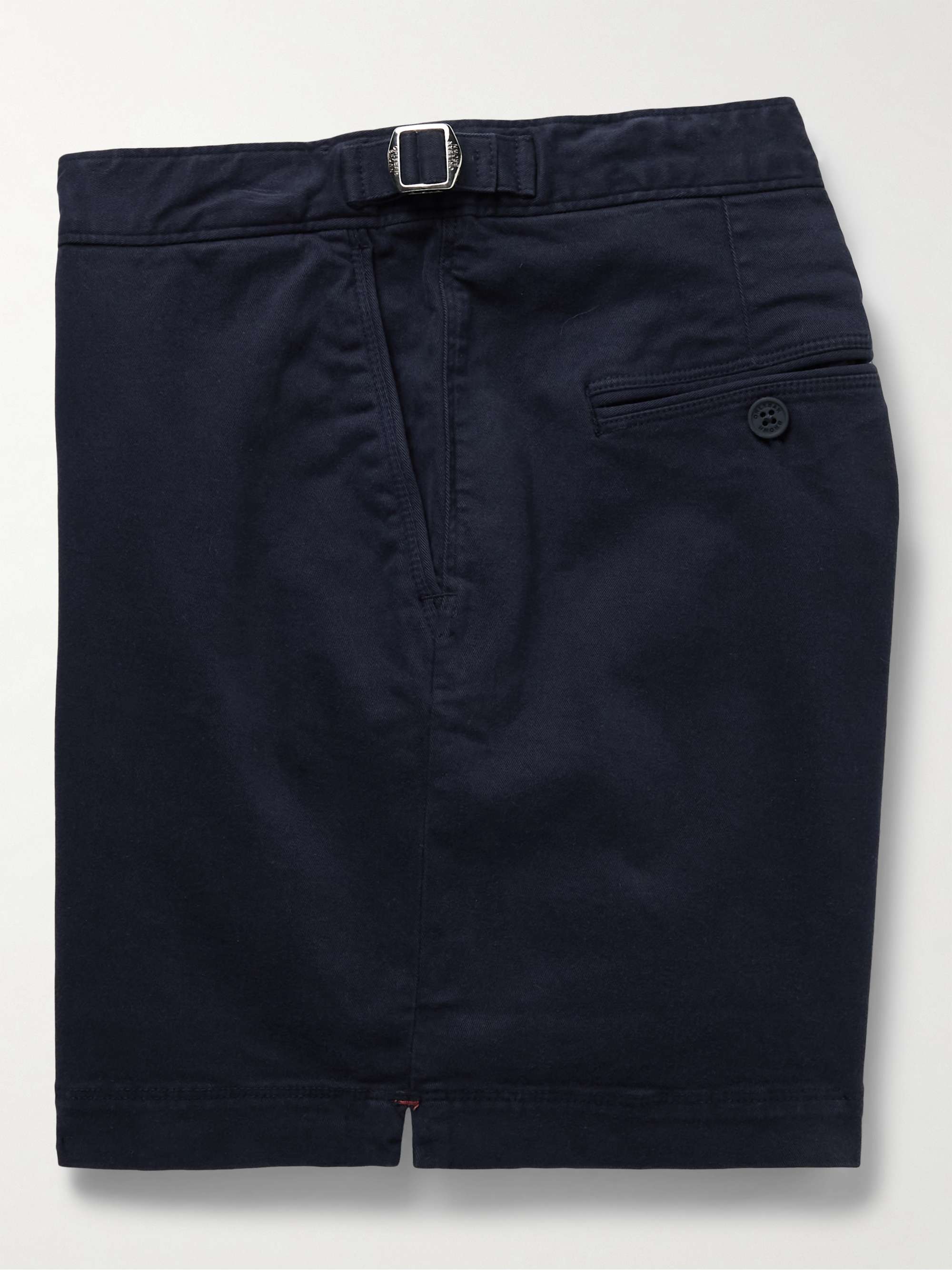 Bulldog Slim-Fit Straight-Leg Stretch-Cotton Twill Shorts view