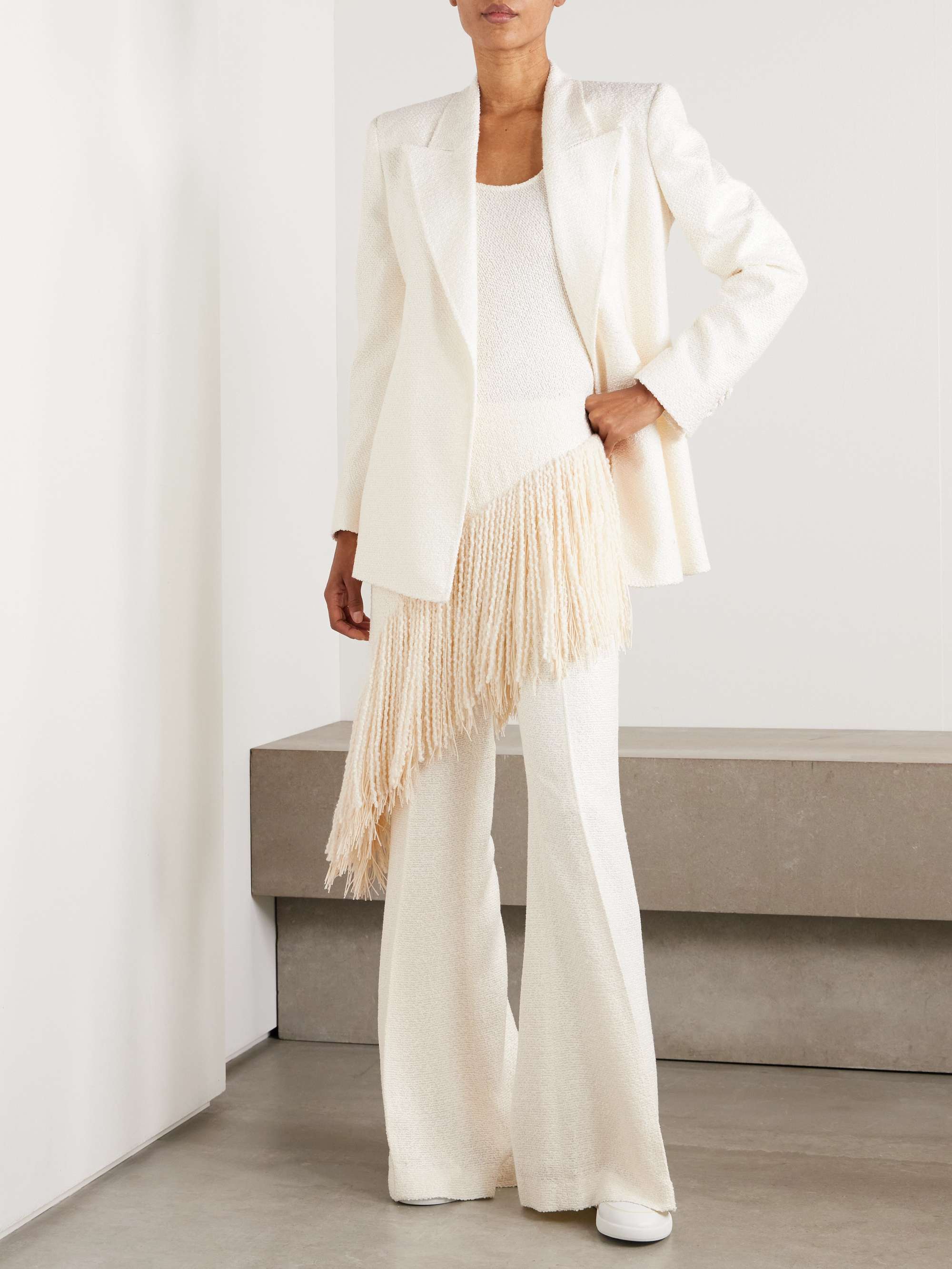 Mairi silk-bouclé blazer view