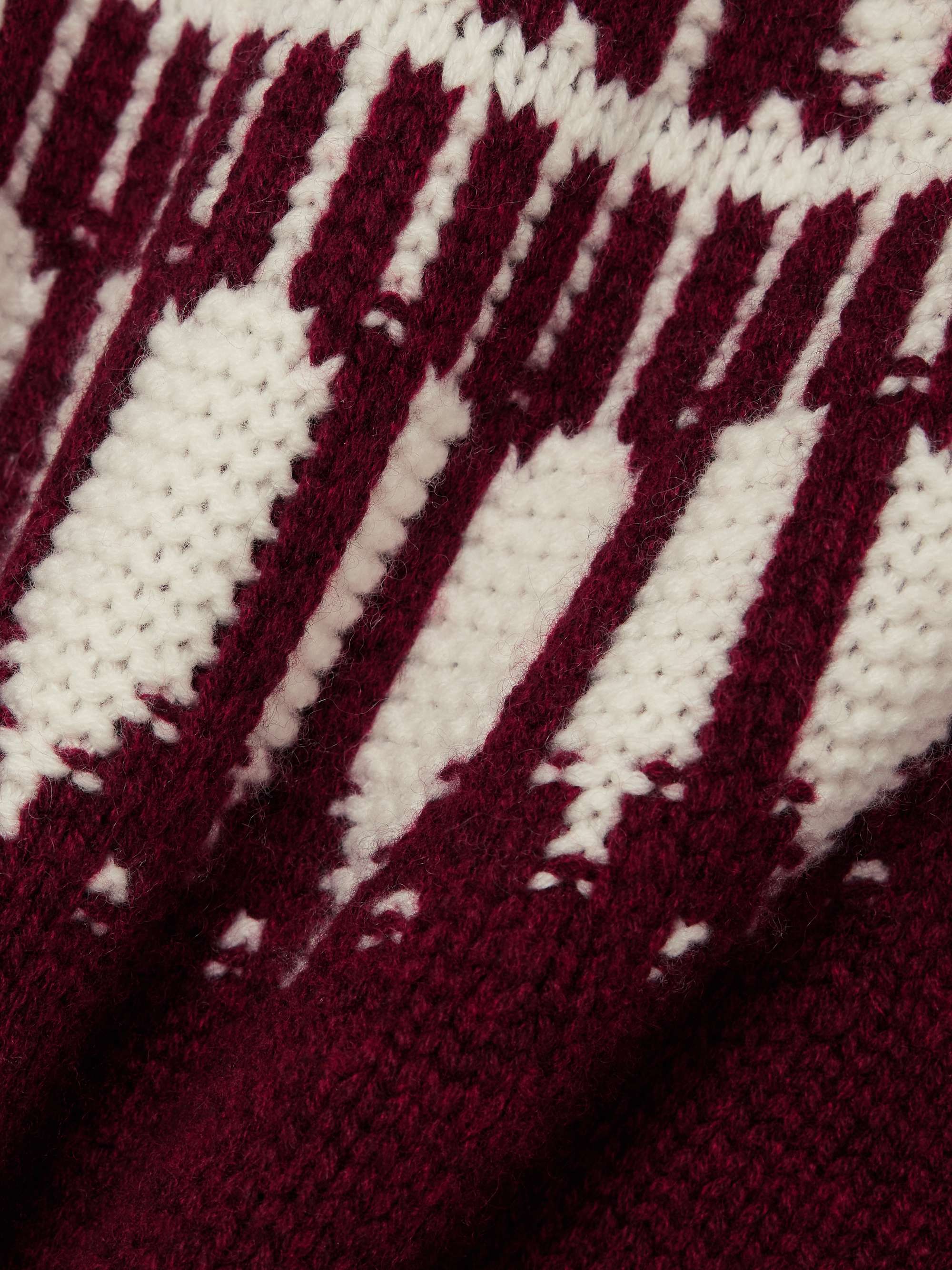 Whistler Fair Isle intarsia-knit cashmere turtleneck sweater view
