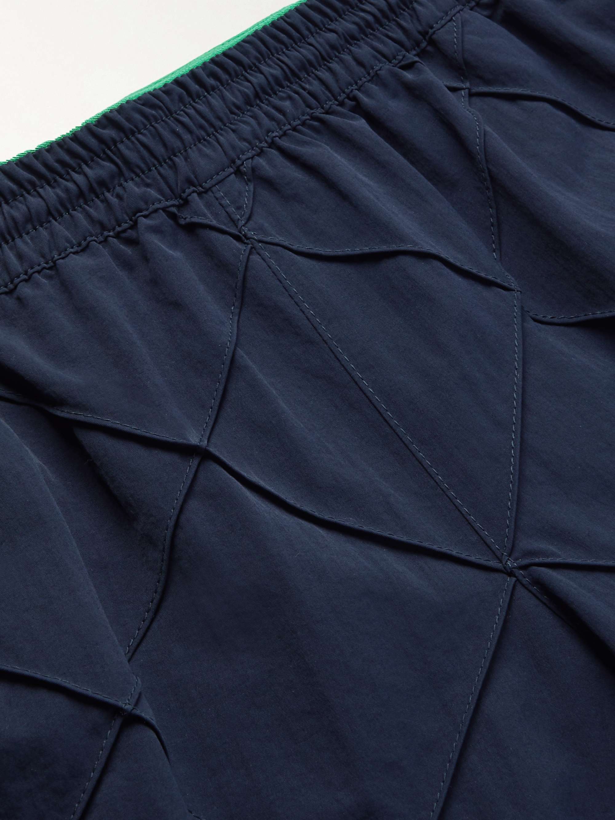 Straight-Leg Short-Length Tech-Faille Swim Shorts view