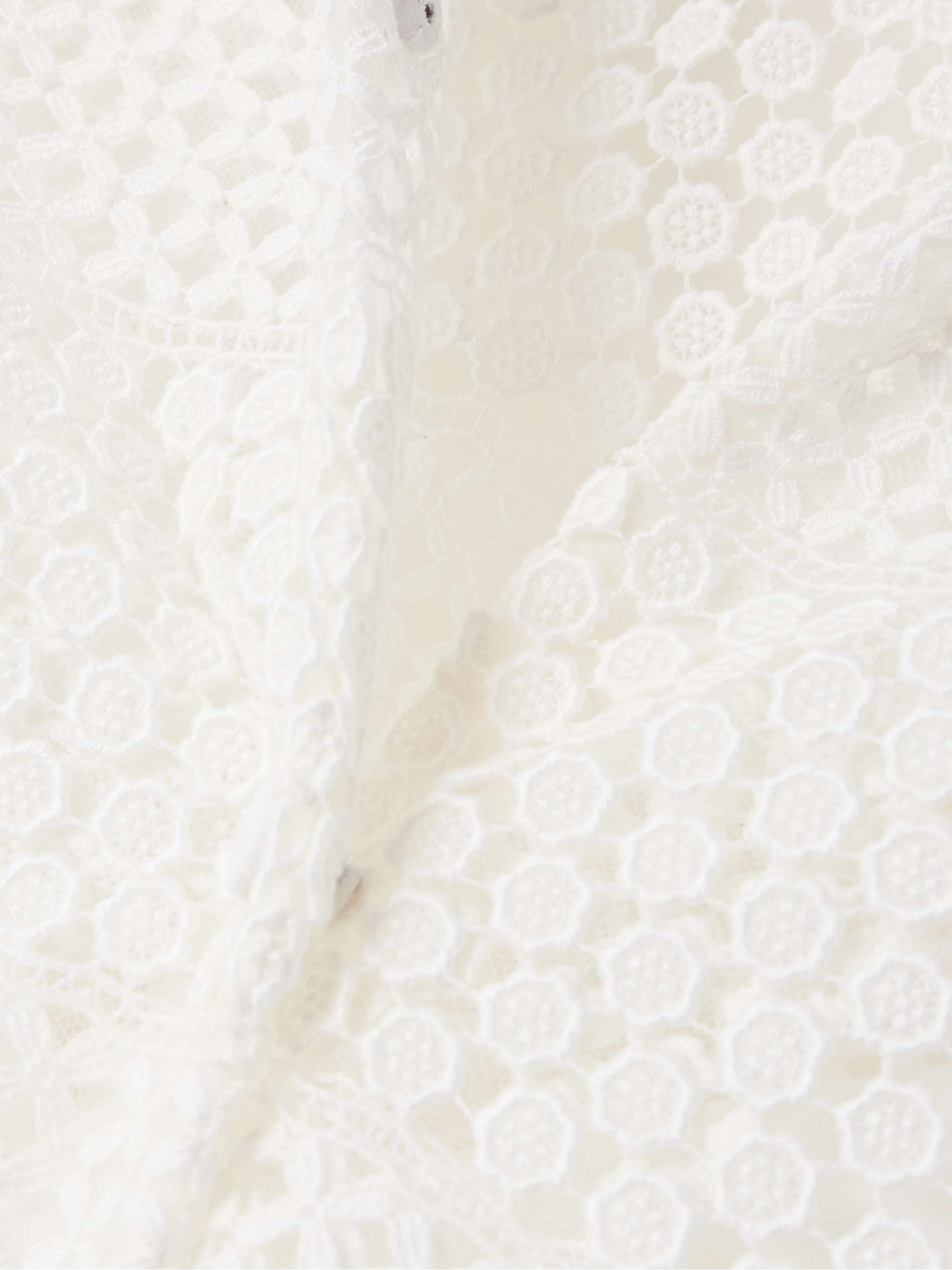 Crocheted cotton-blend shirt view