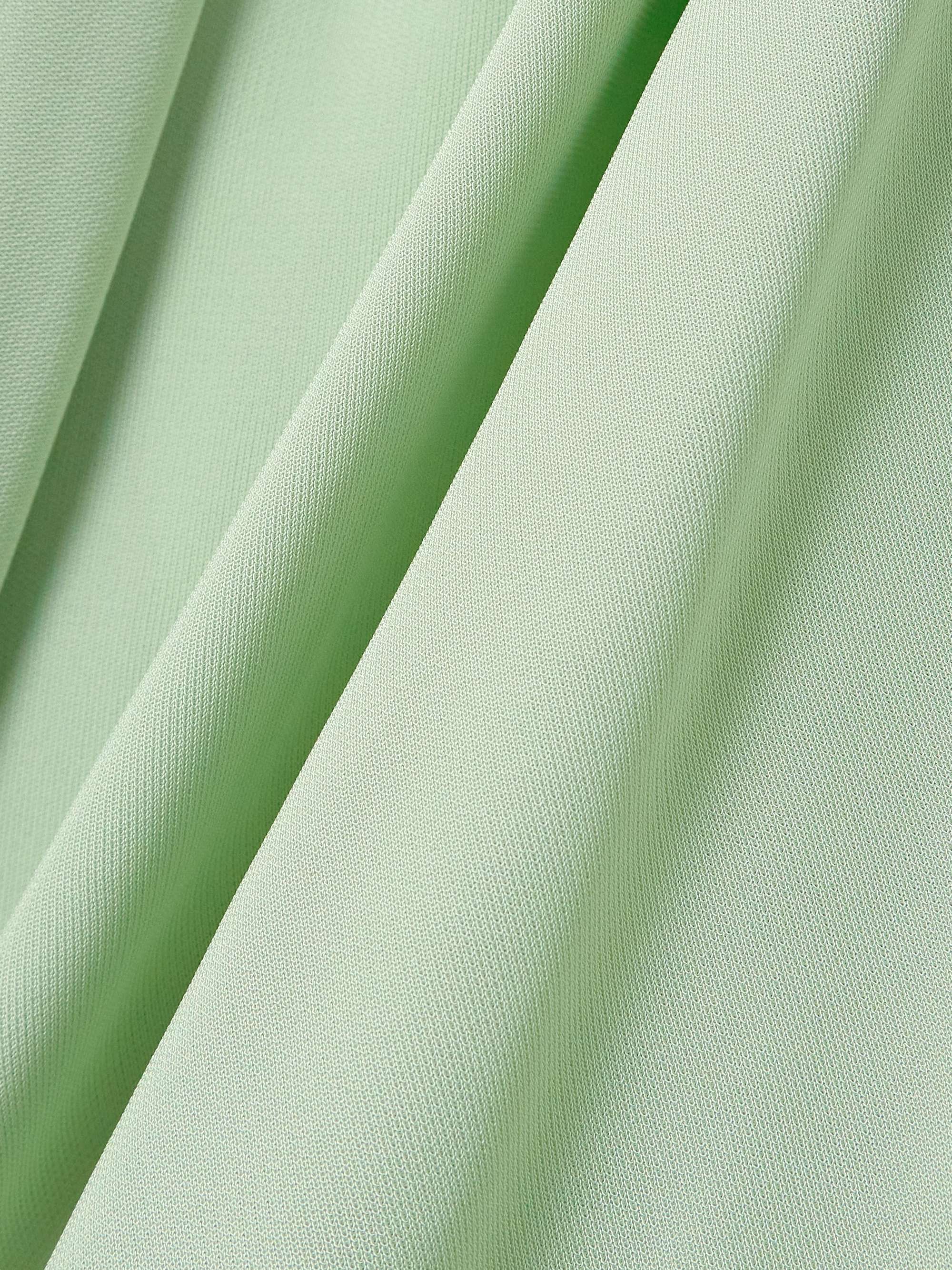 Knotted gathered two-tone jersey gown view