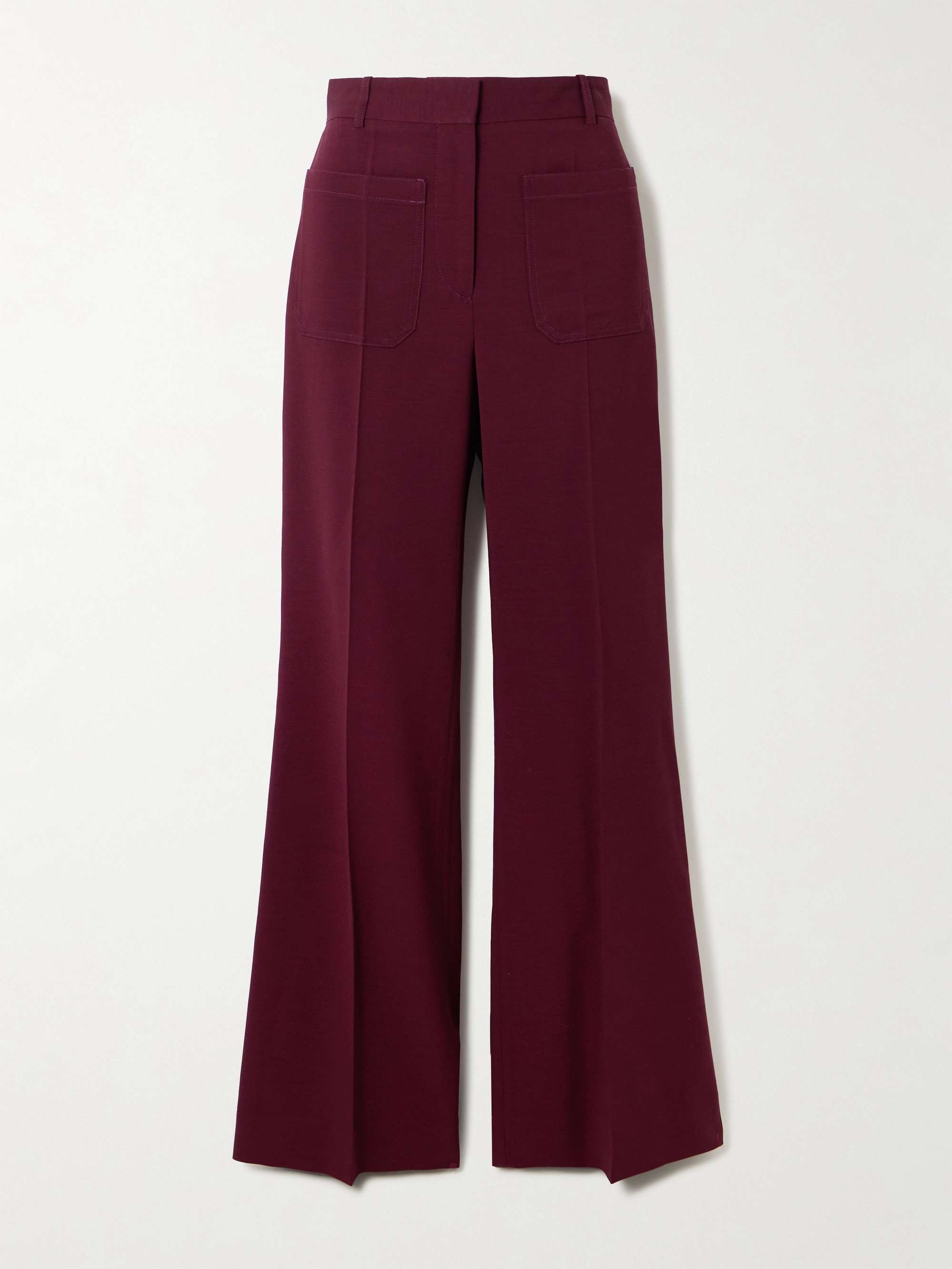 Alina woven wide-leg pants view