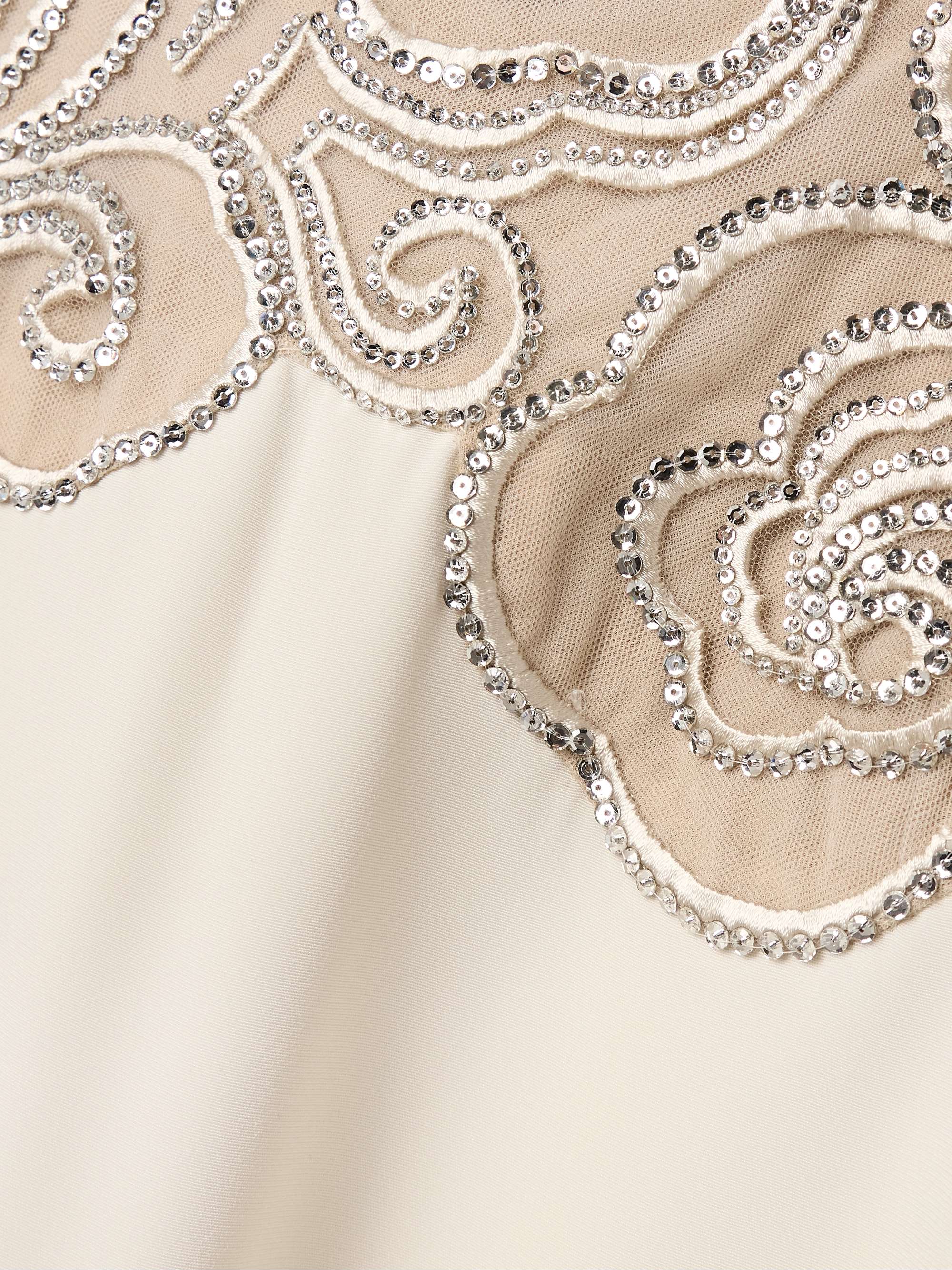 Crystal-embellished tulle and faille gown view