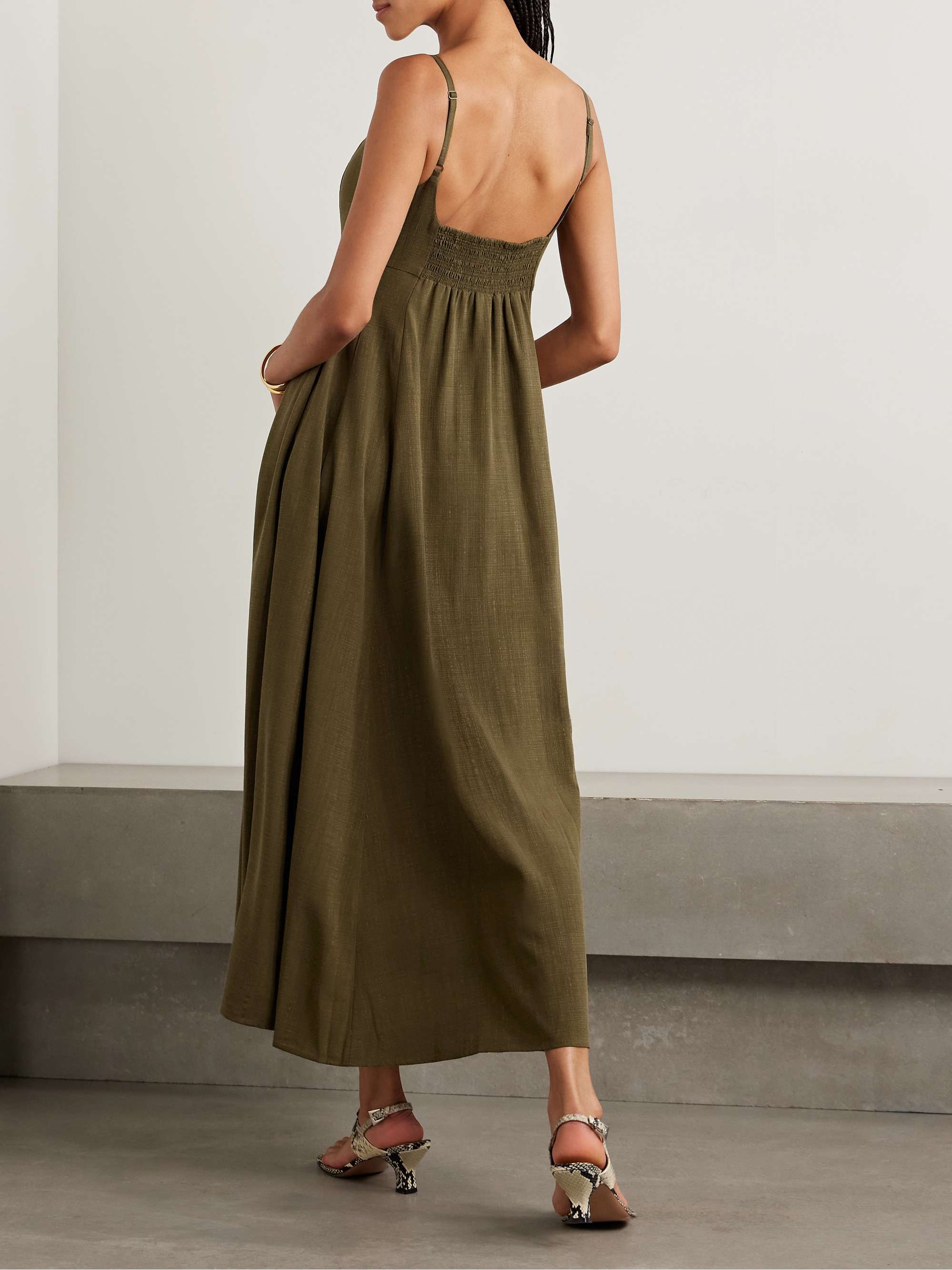 Alba woven midi dress view