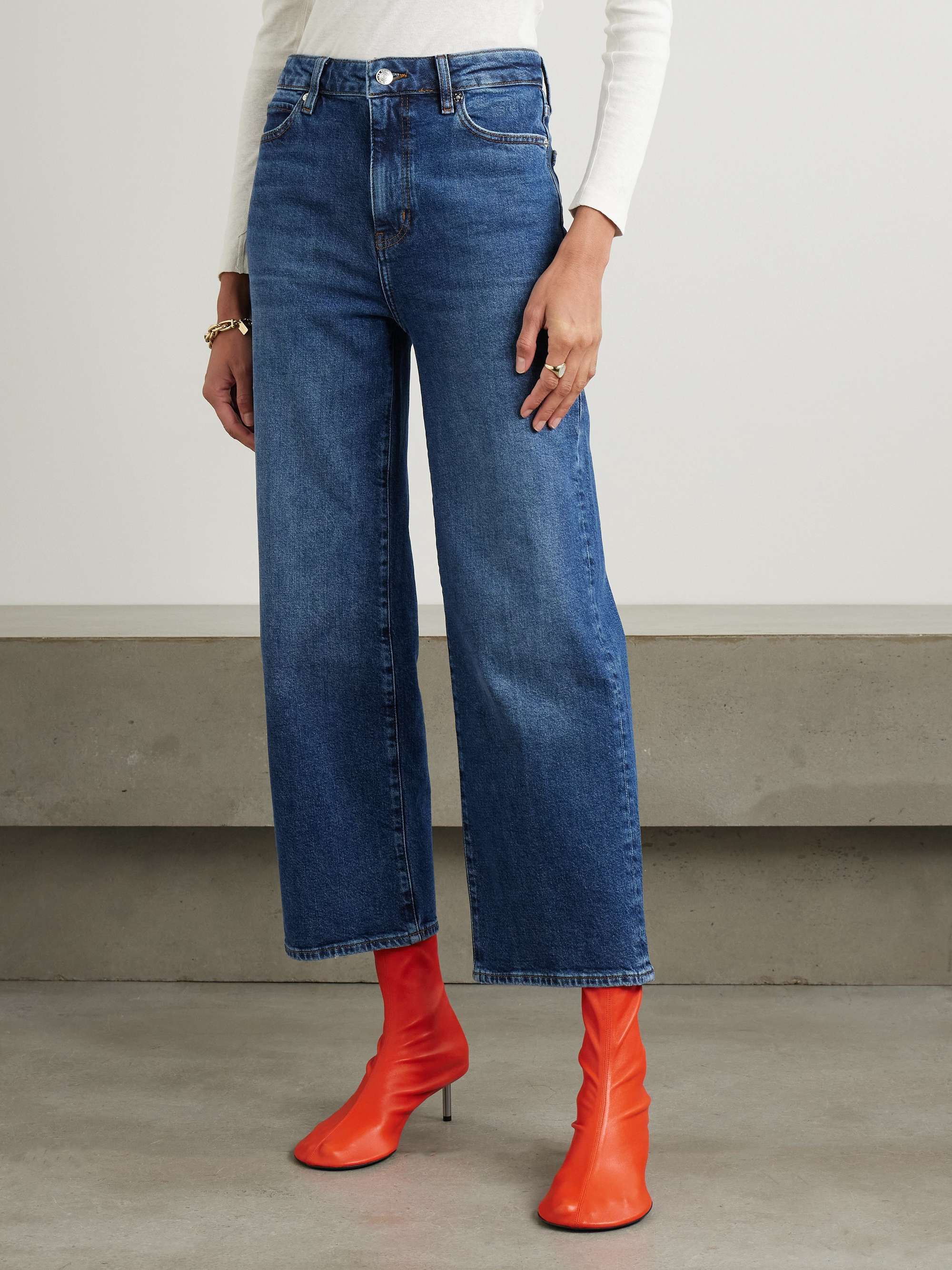 The Wide high-rise jeans view