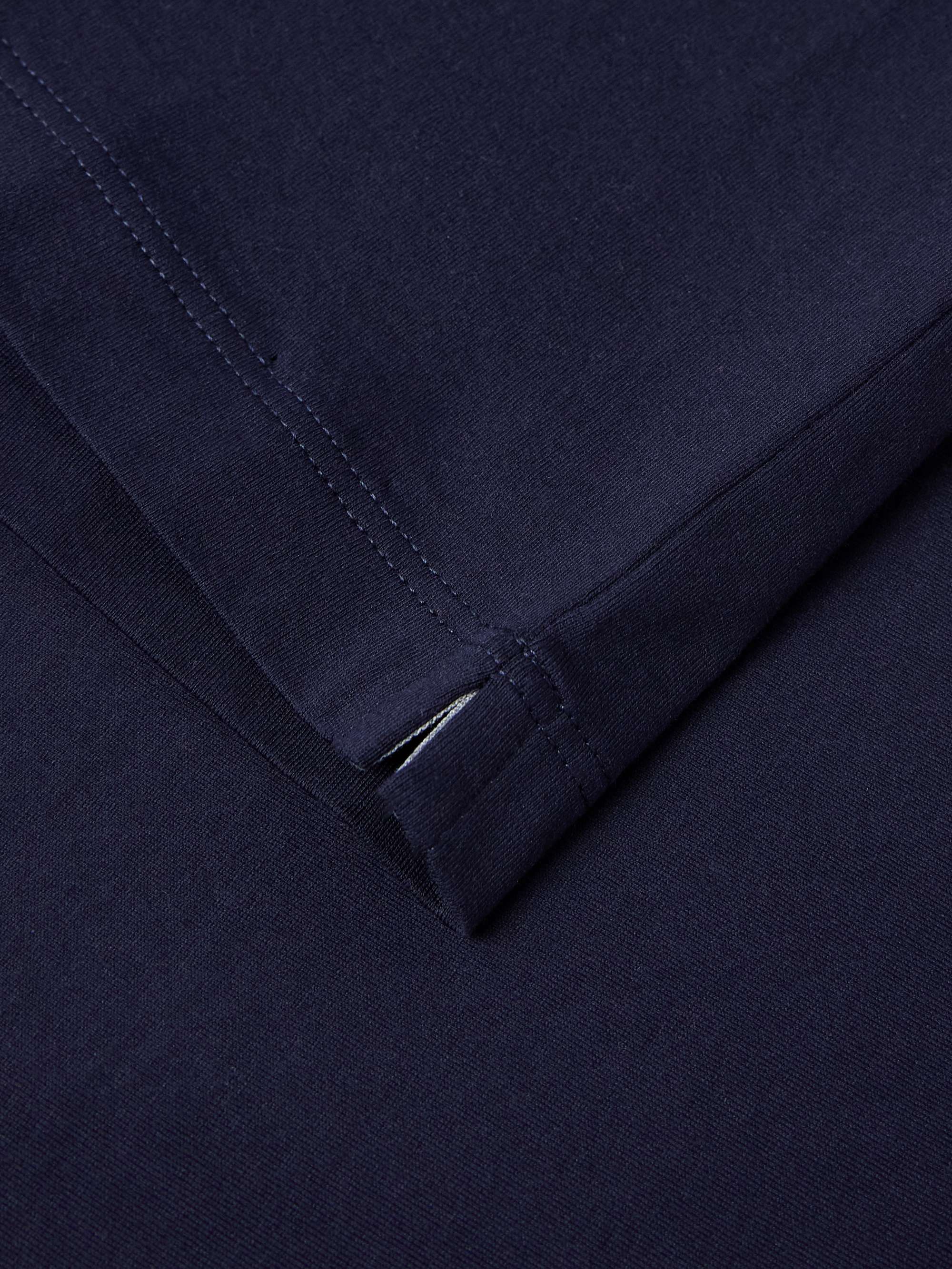 Piped Cotton-Jersey T-Shirt view