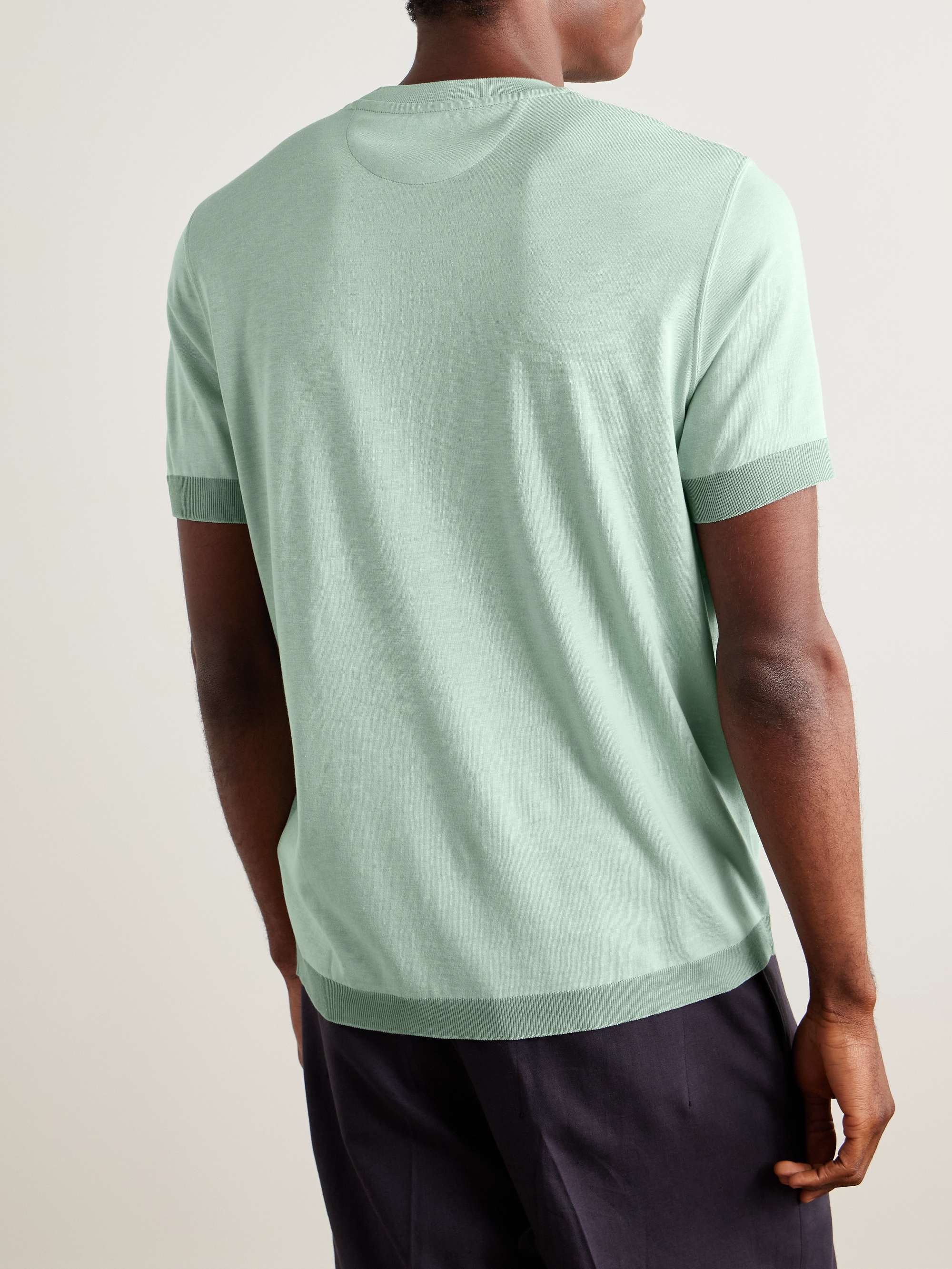 Lyocell and Cotton-Blend T-Shirt view