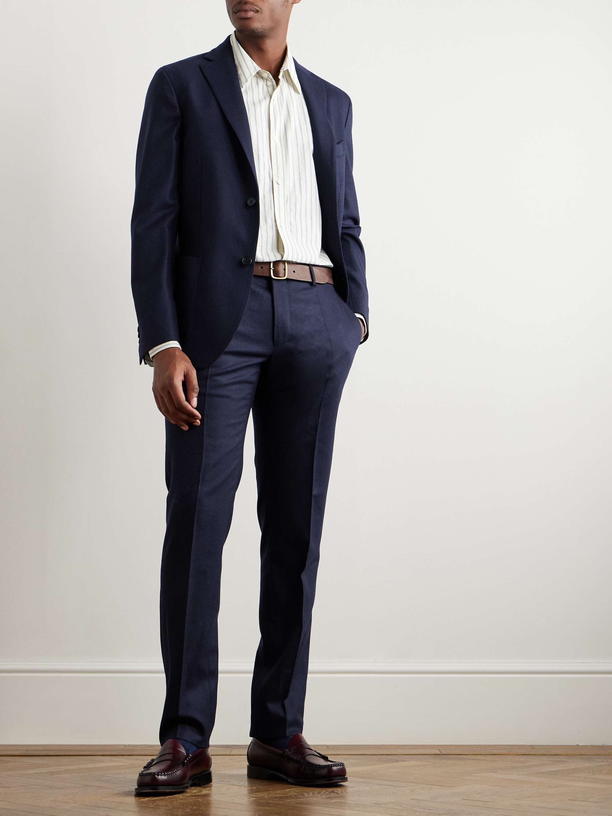 Venezia 1951 Slim-Fit Virgin Wool-Blend Suit Trousers view