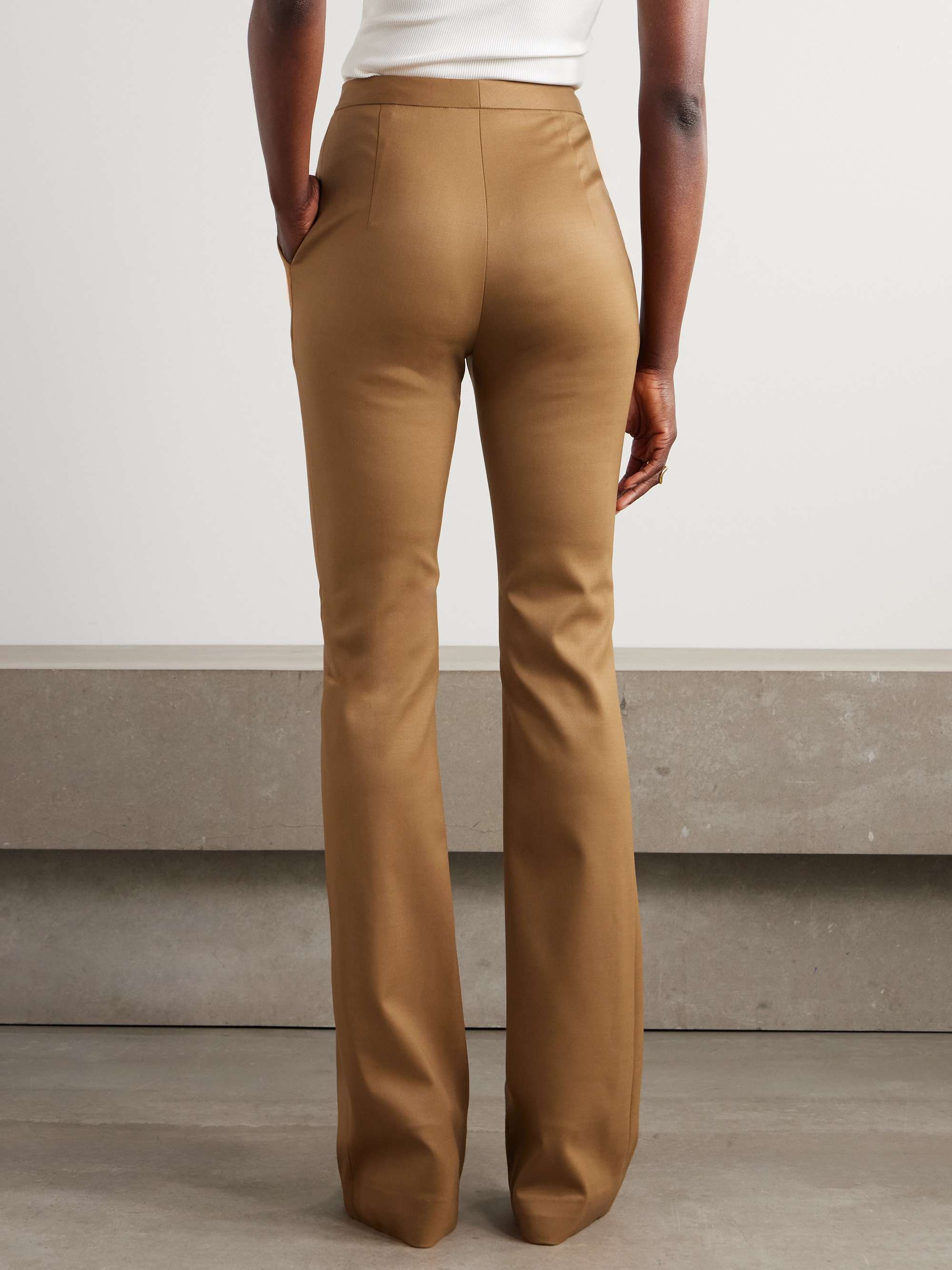 Sonny stretch-wool flared pants view