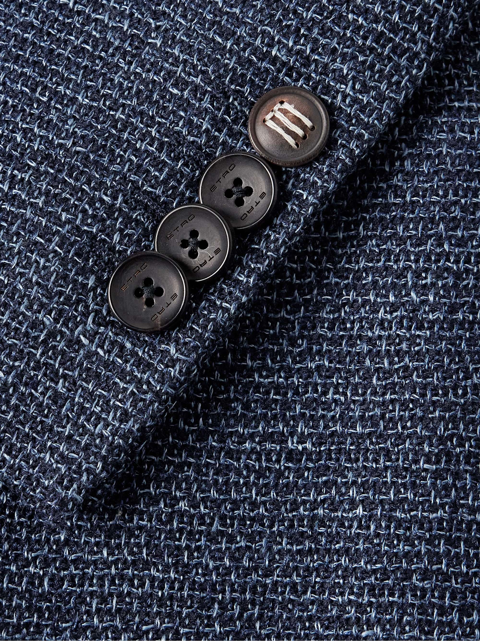 Silk and Linen-Blend Blazer view