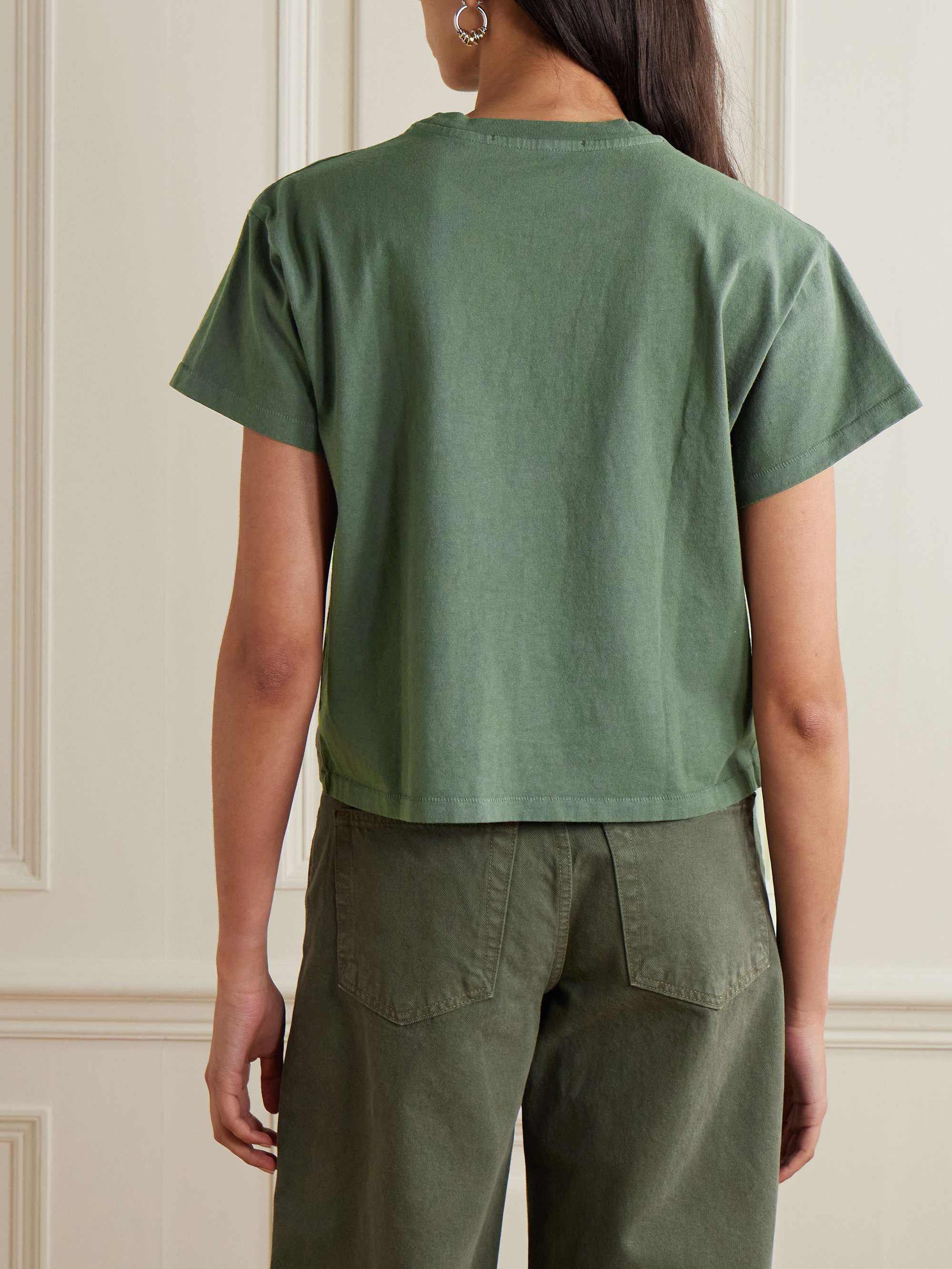 Square cotton-jersey T-shirt view