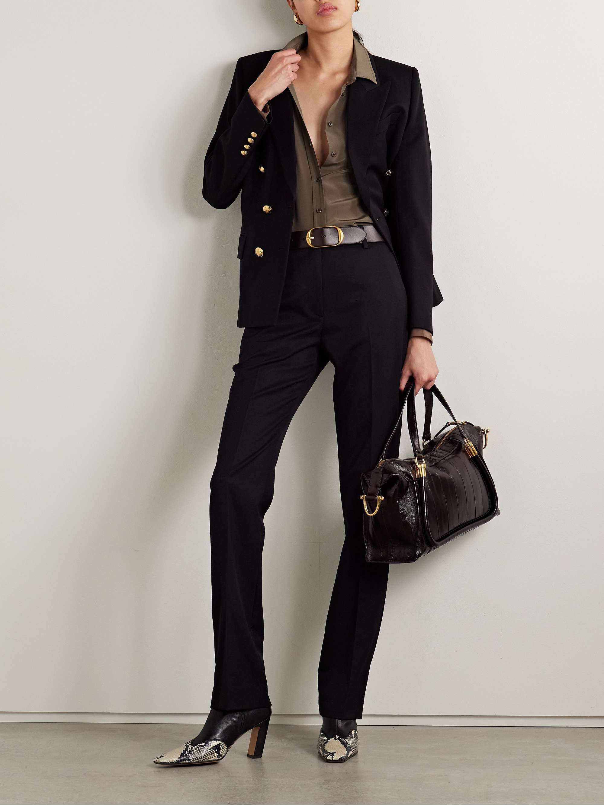 Gaia silk crepe de chine shirt view