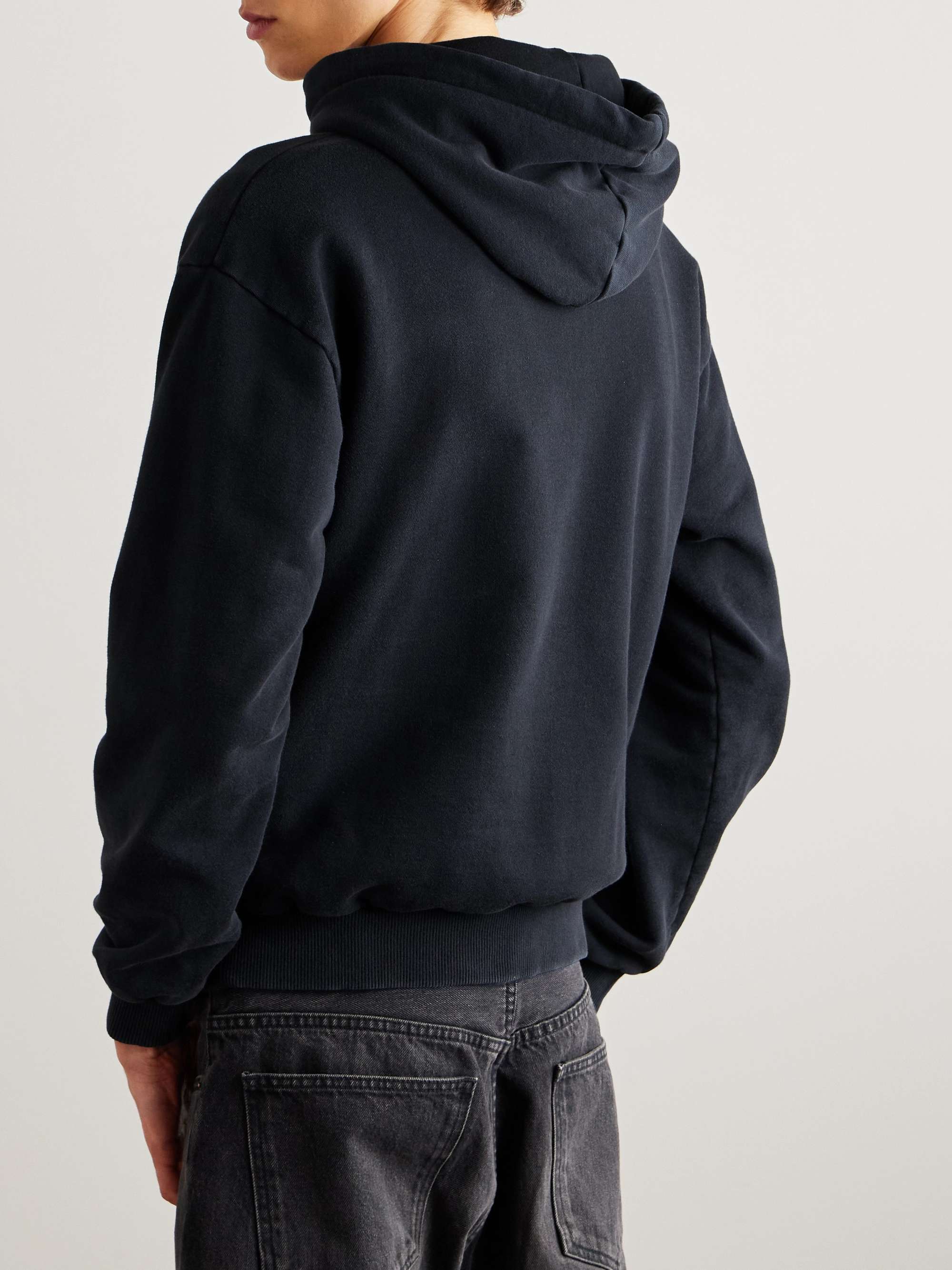 Logo-Print Cotton-Jersey Hoodie view