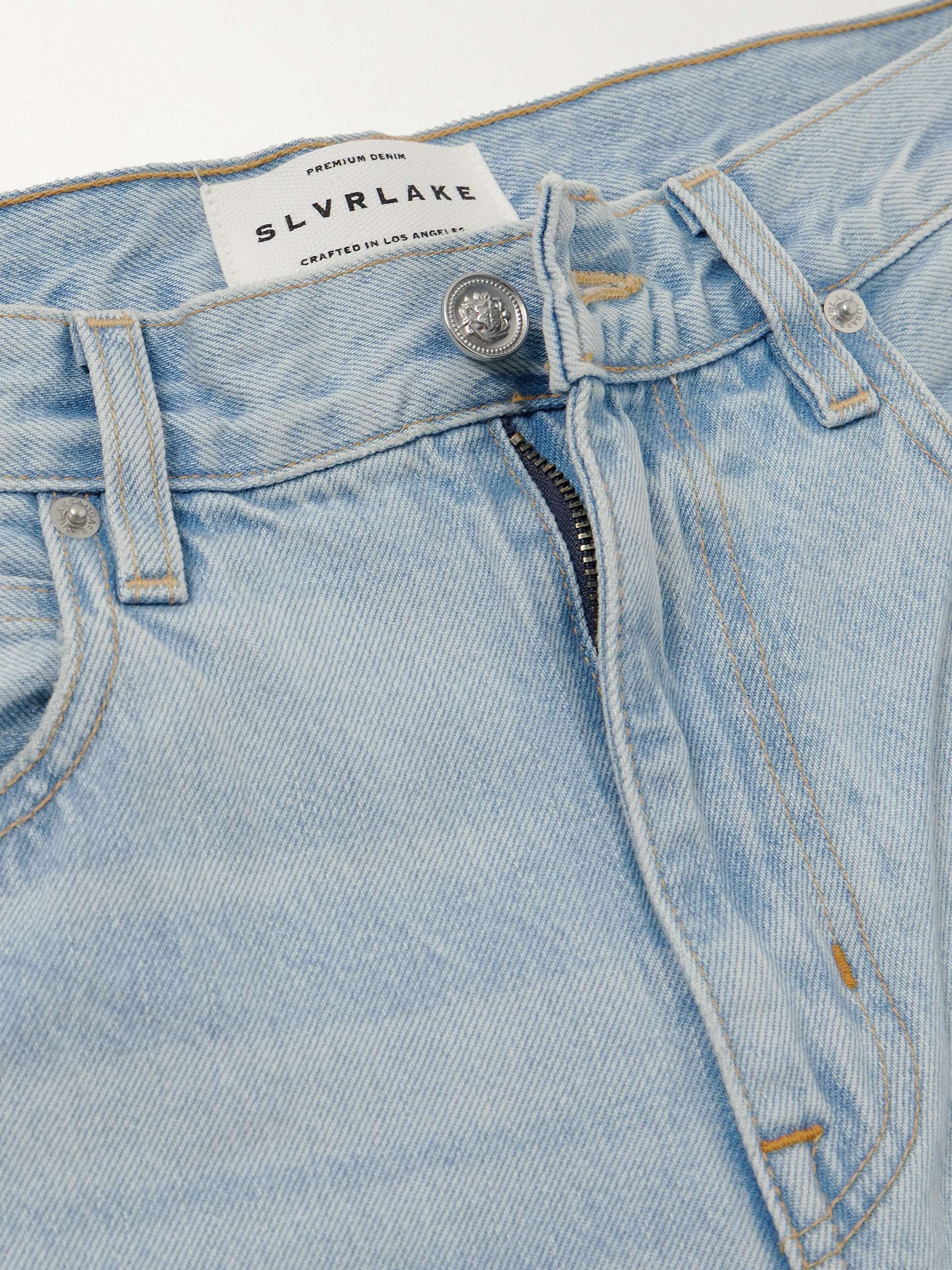 Ella mid-rise barrel-leg jeans view