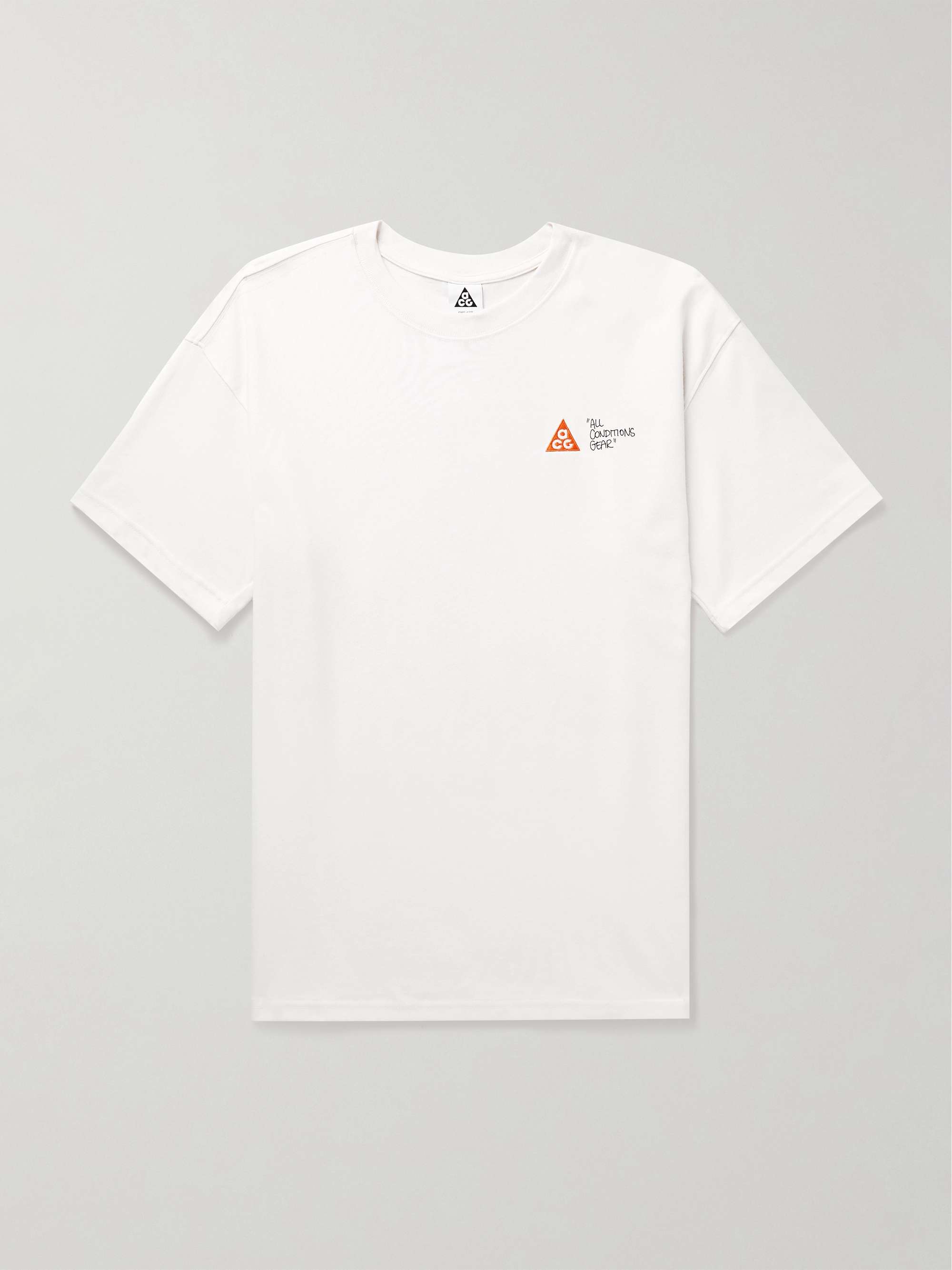 ACG Logo-Embroidered Printed Dri-FIT T-Shirt view