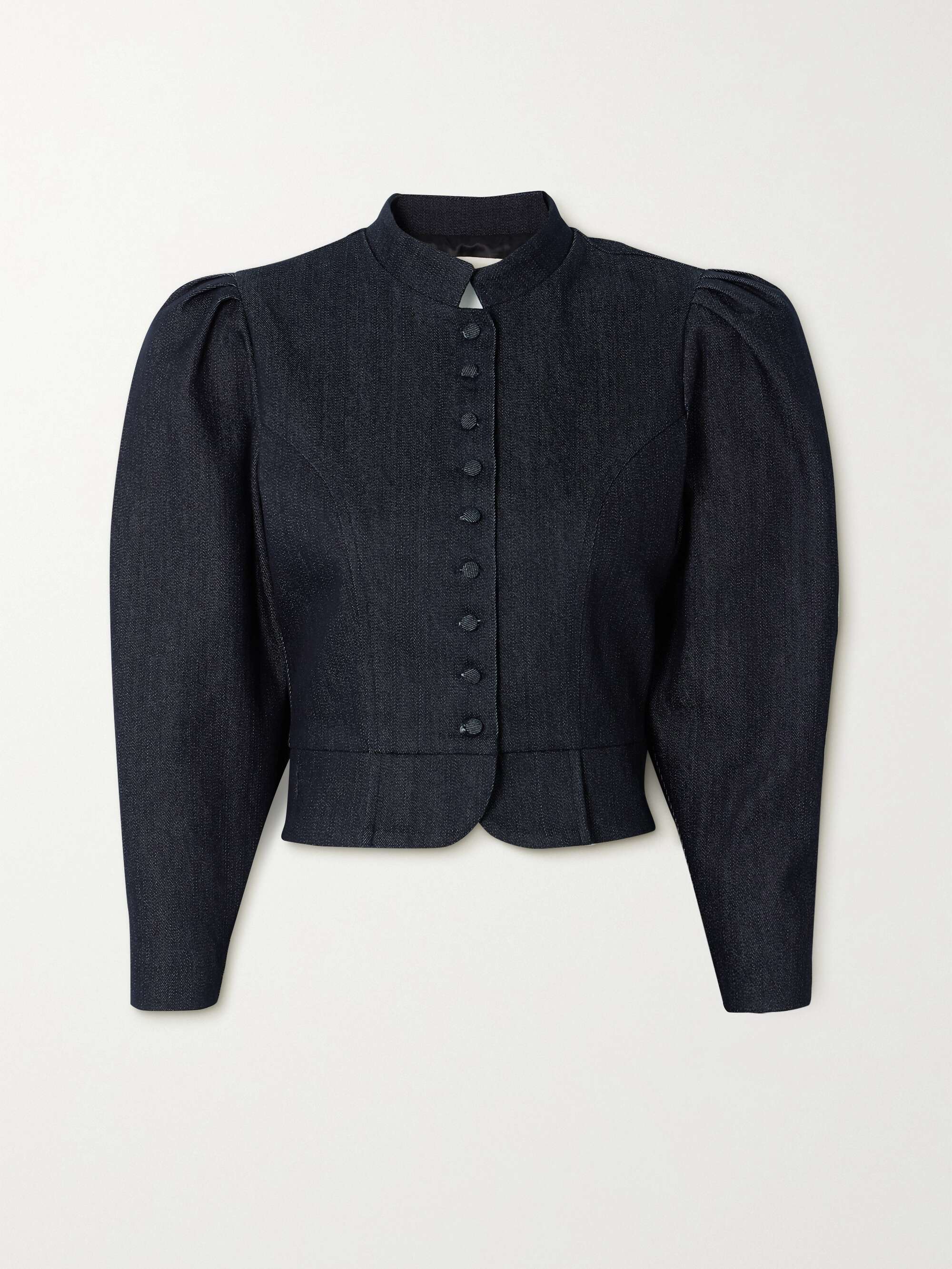 Amoako denim peplum jacket view
