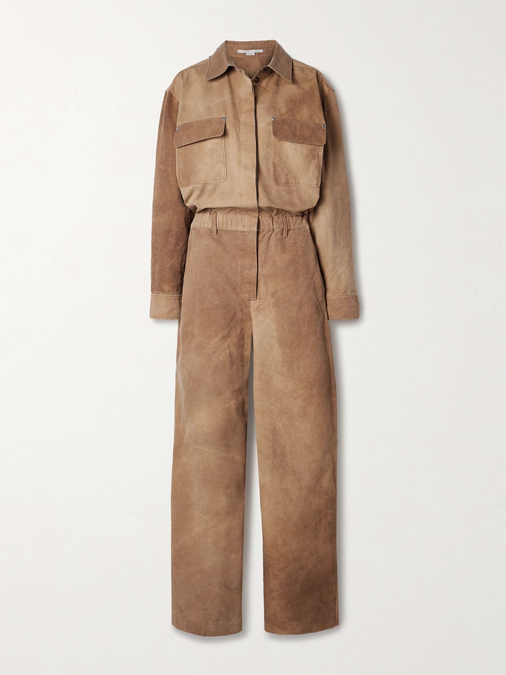 Washed organic cotton-canvas jumpsuit view