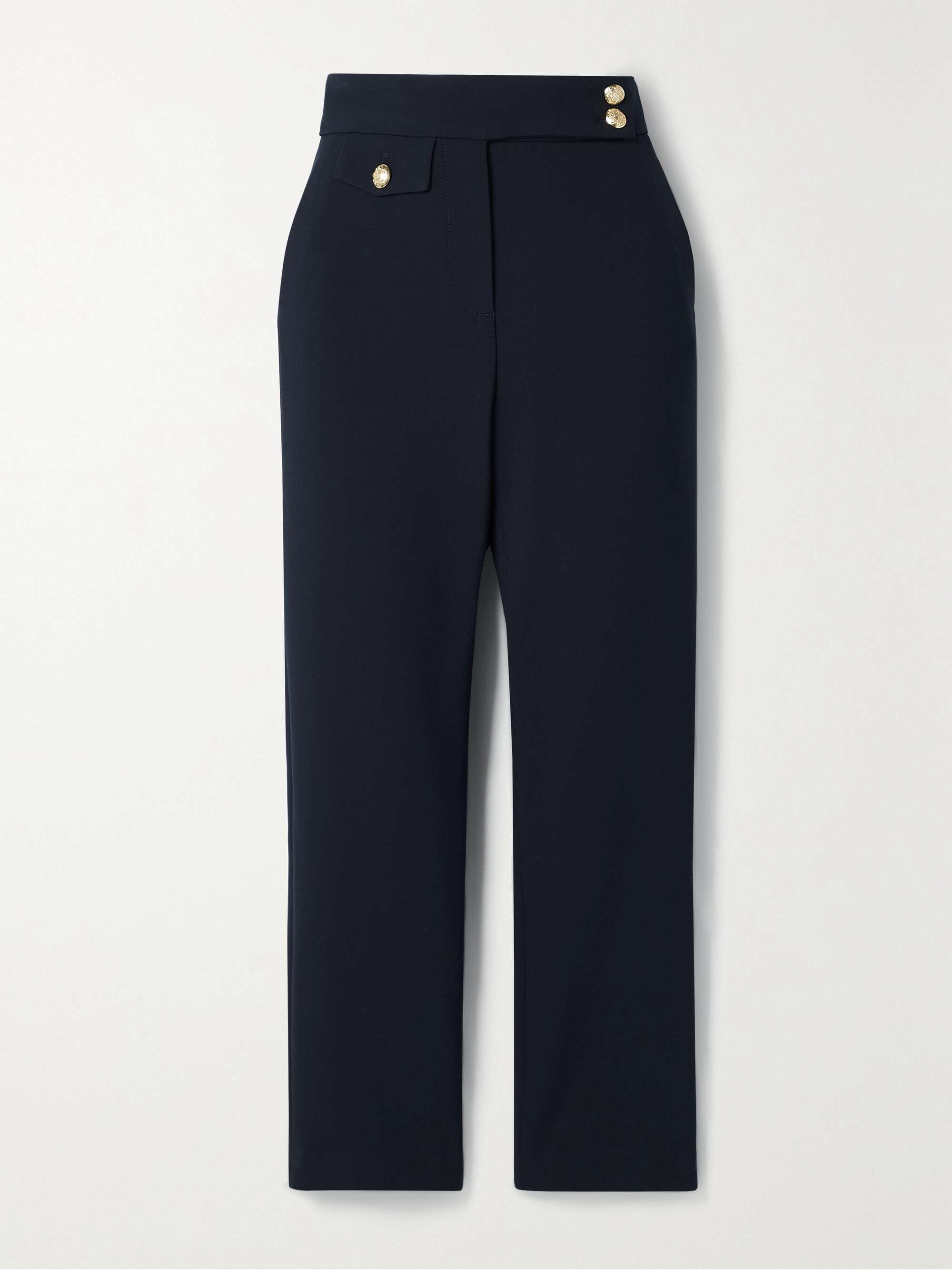 Renzo cropped woven straight-leg pants view