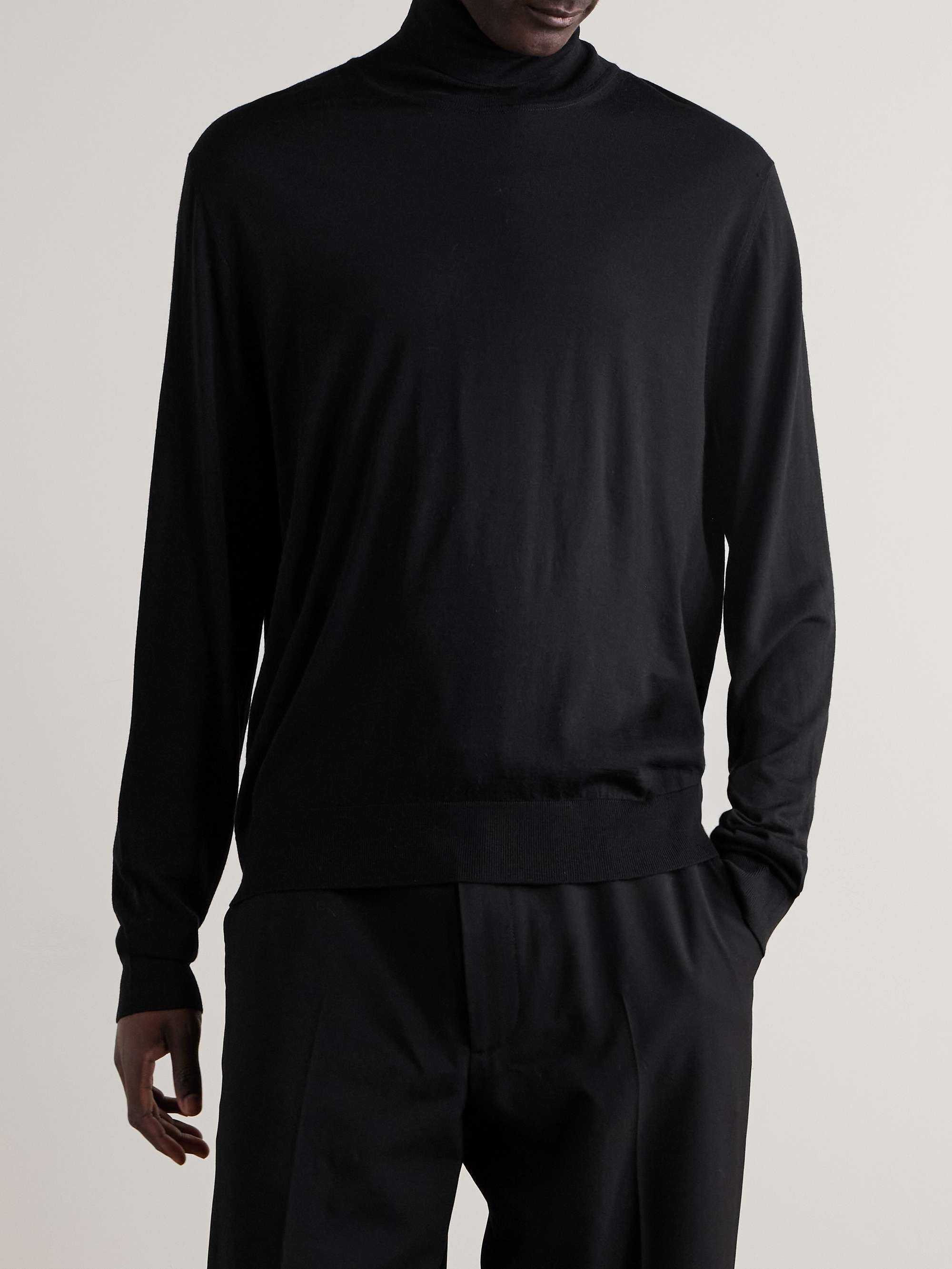 Elam Slim-Fit Wool Rollneck Sweater view