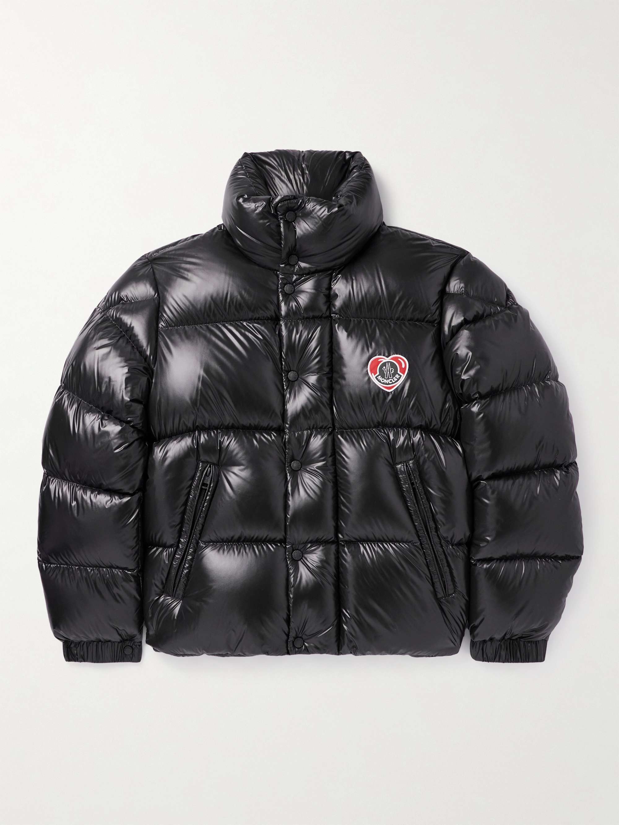 Misam Logo-Appliquéd Quilted Shell Down Jacket view
