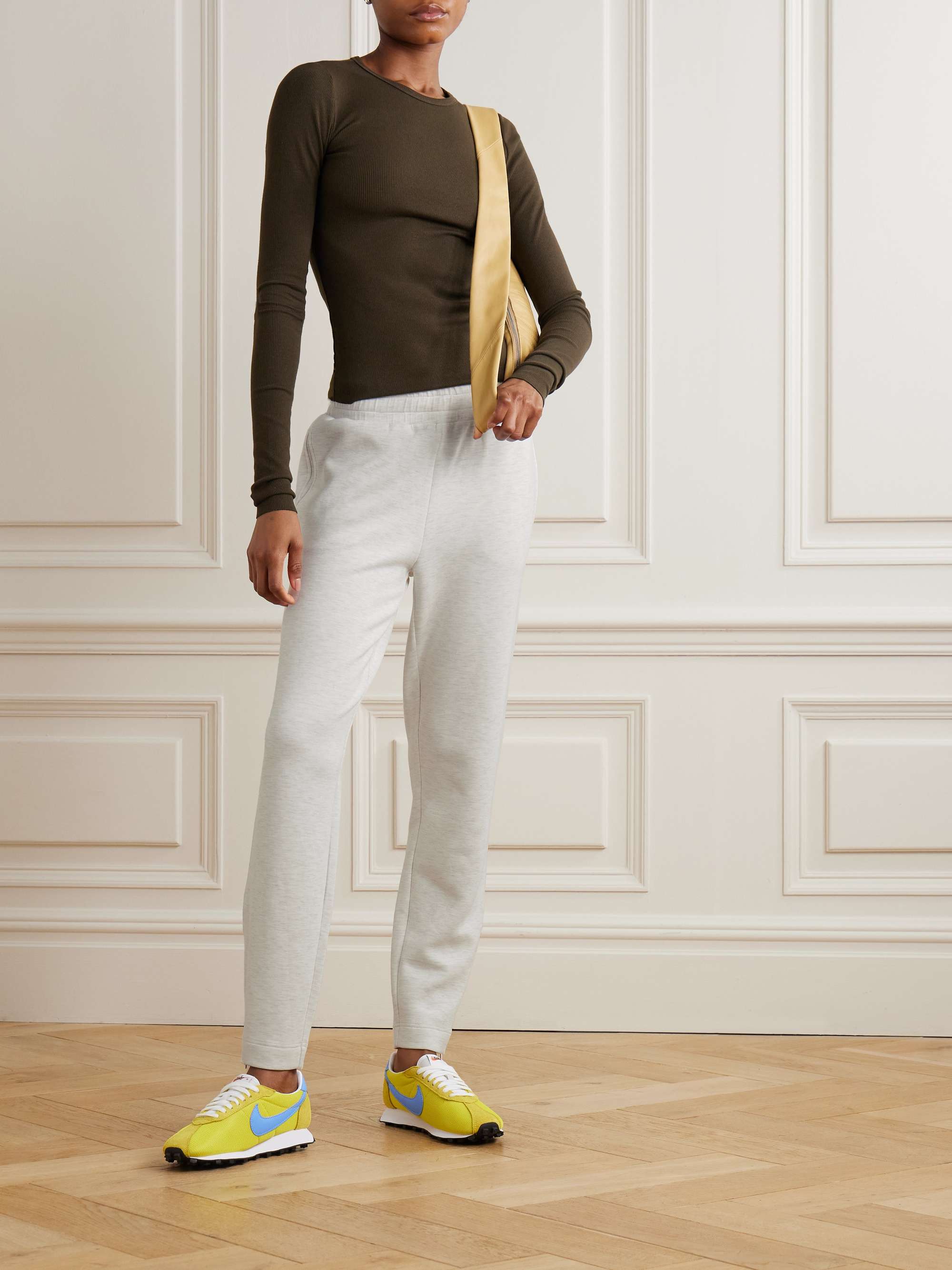 The Slim Zip Hem DoubleSoft® track pants view