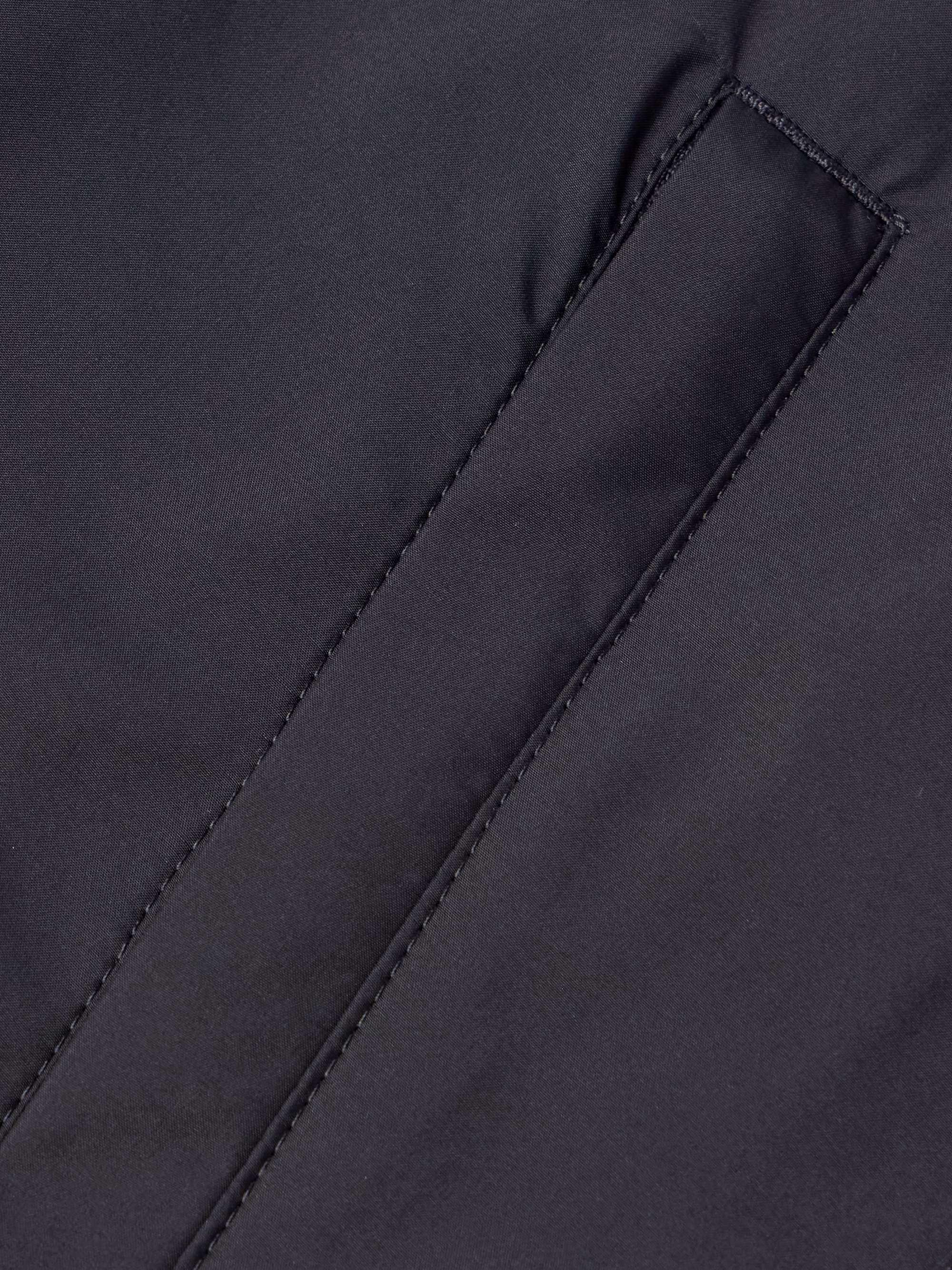 Reversible Shell and Cashmere-Blend Twill Gilet view