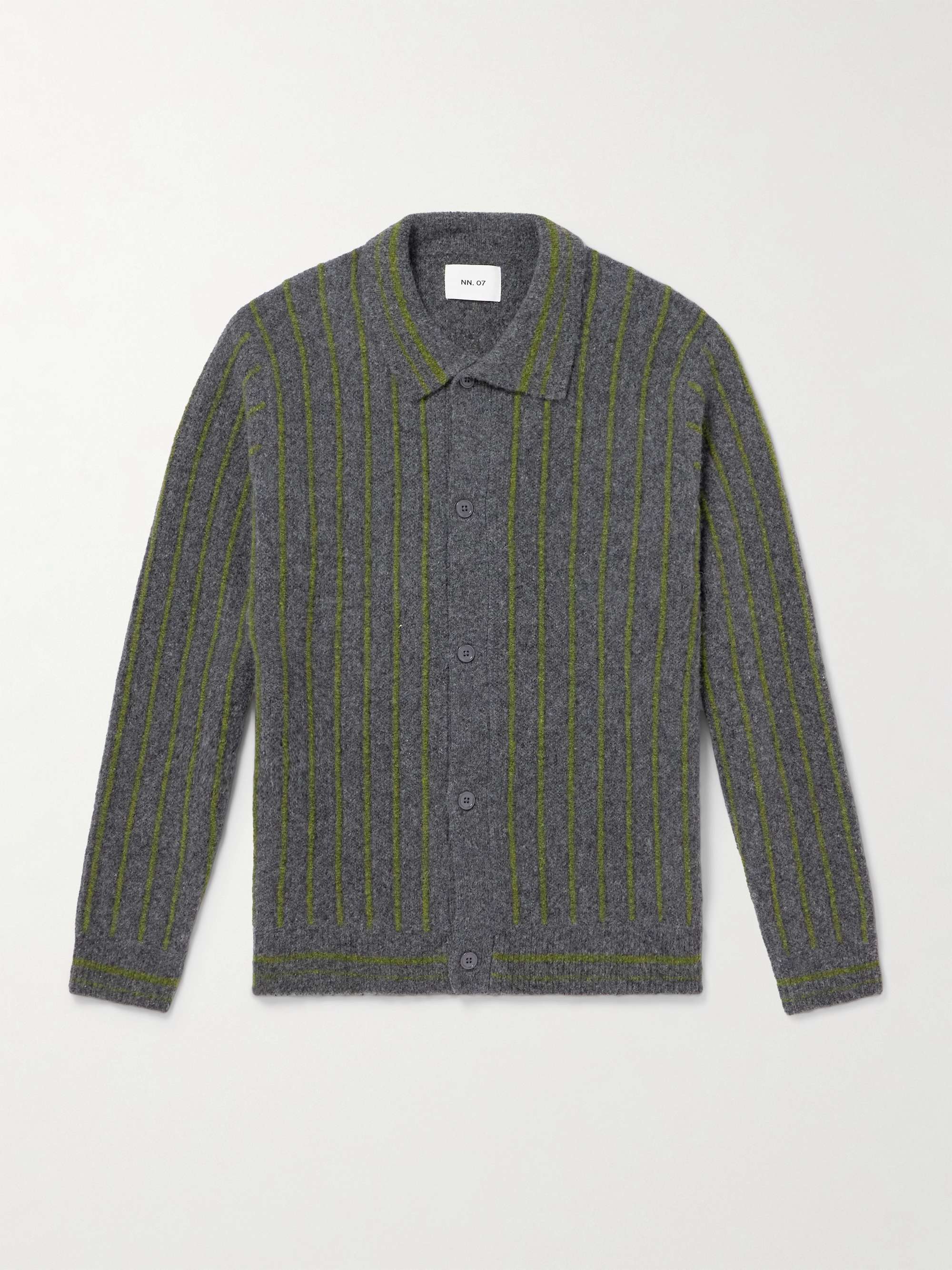 Darren 6683 Striped Wool-Blend Cardigan view