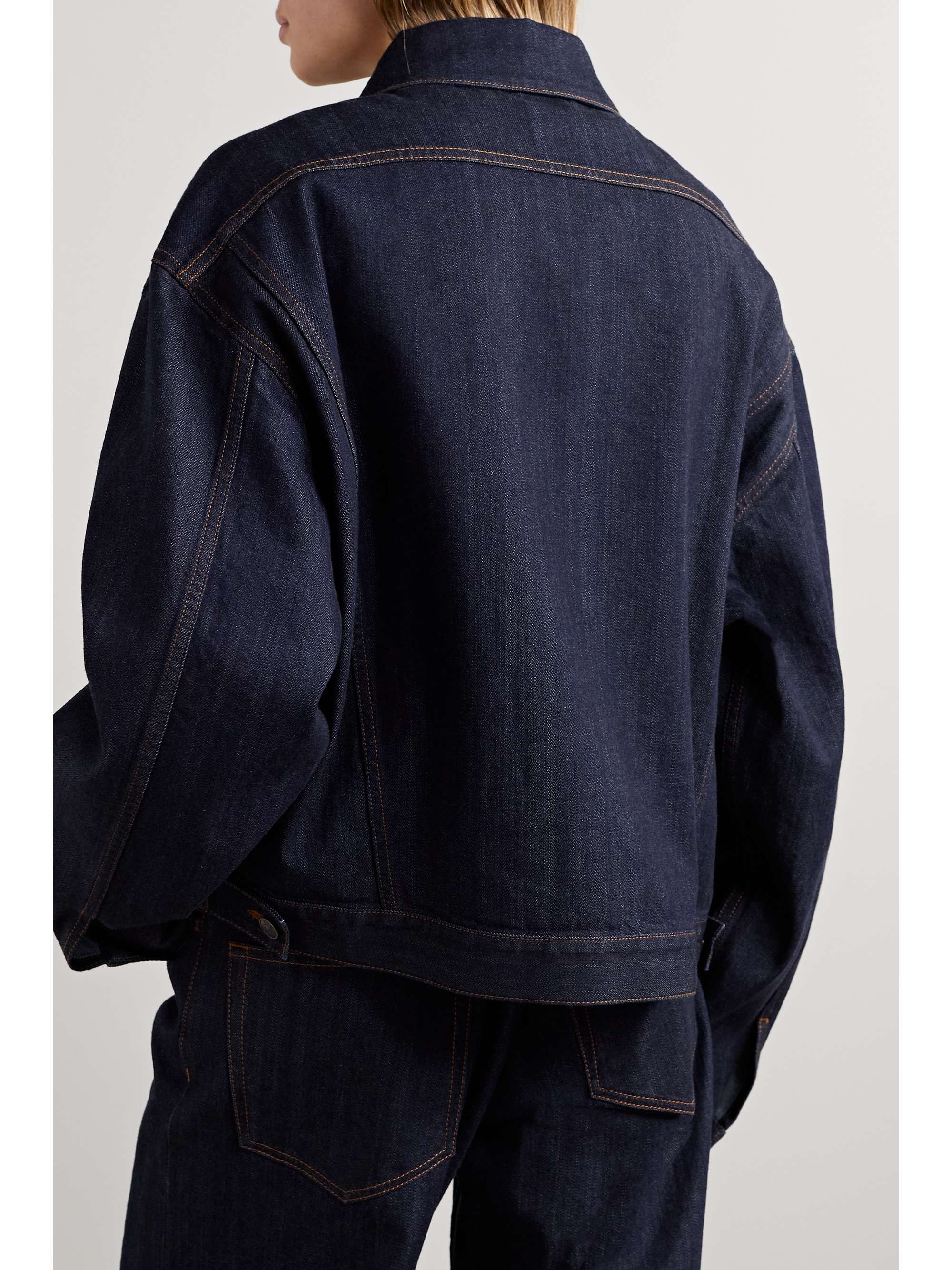Ness oversized denim jacket view
