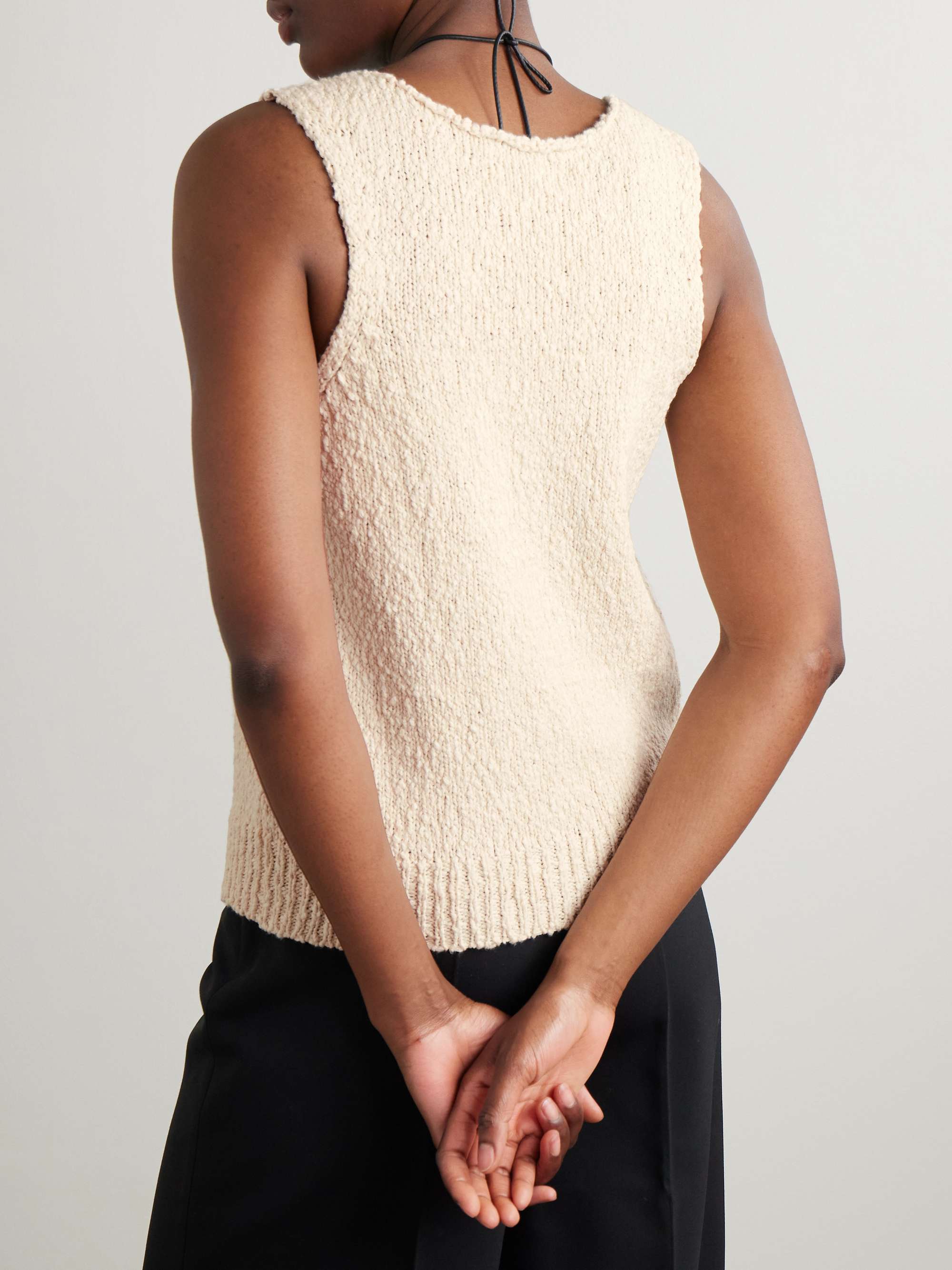 Textured-cotton tank view