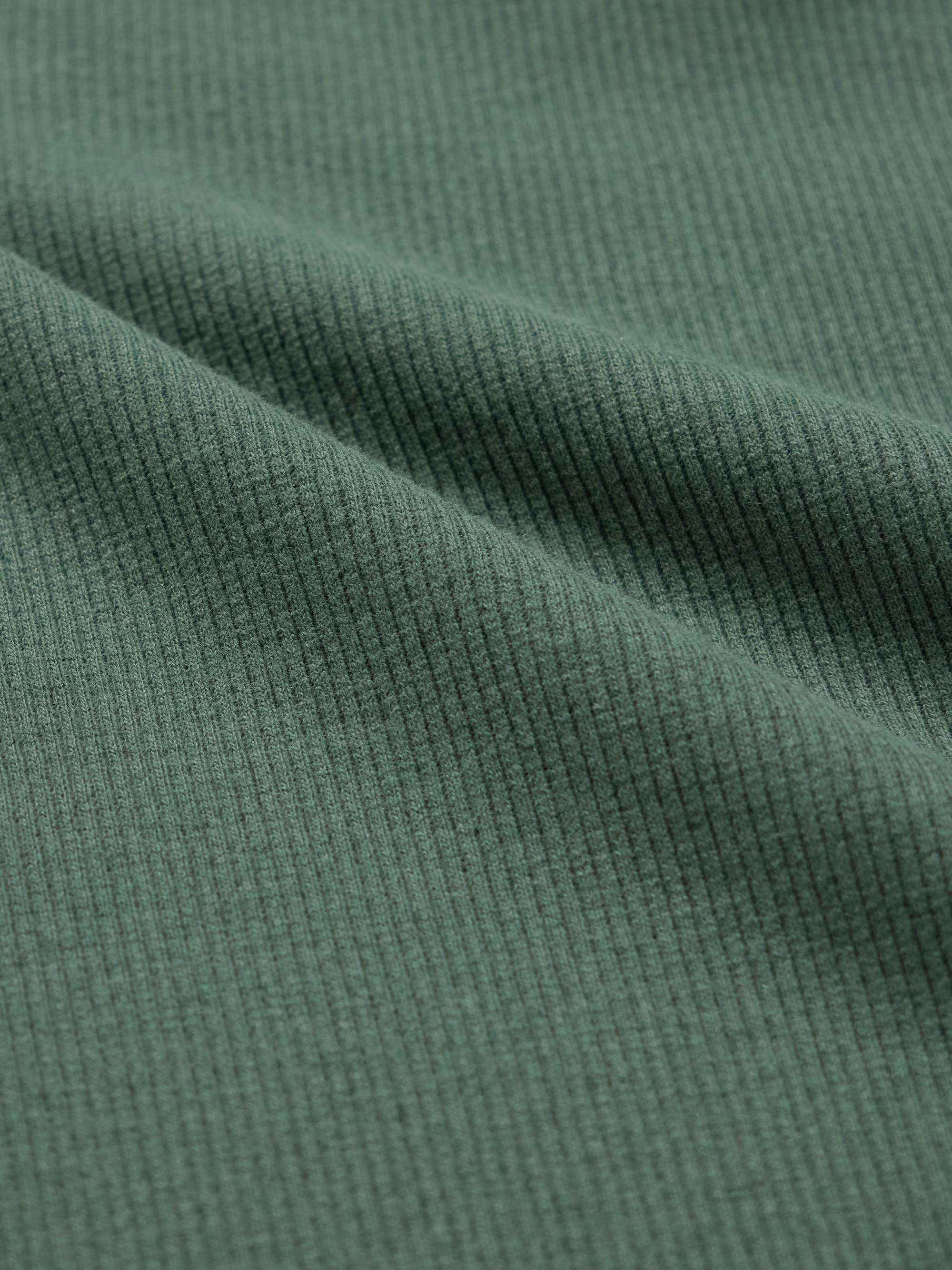 Ribbed Stretch Cotton and Merino Wool-Blend Polo Shirt view