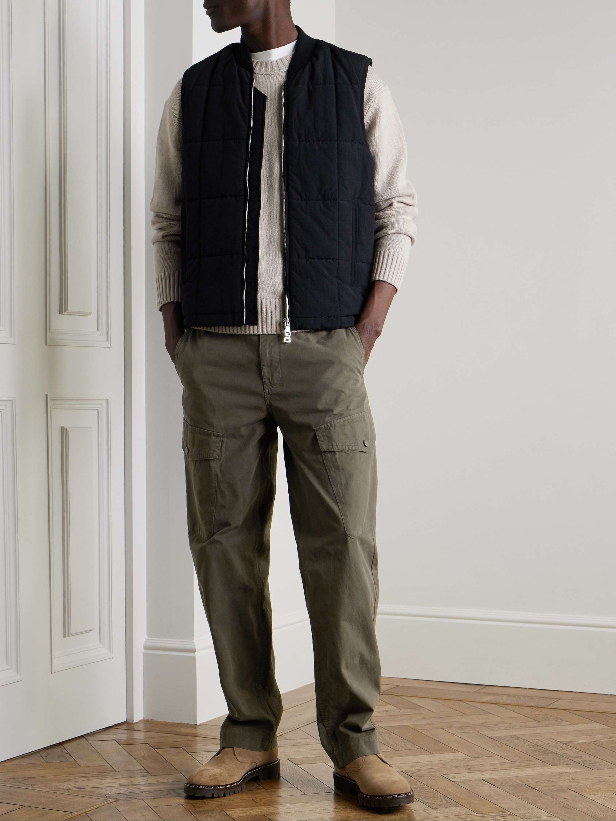 Dispatch Straight-Leg Garment-Dyed Cotton Cargo Trousers view