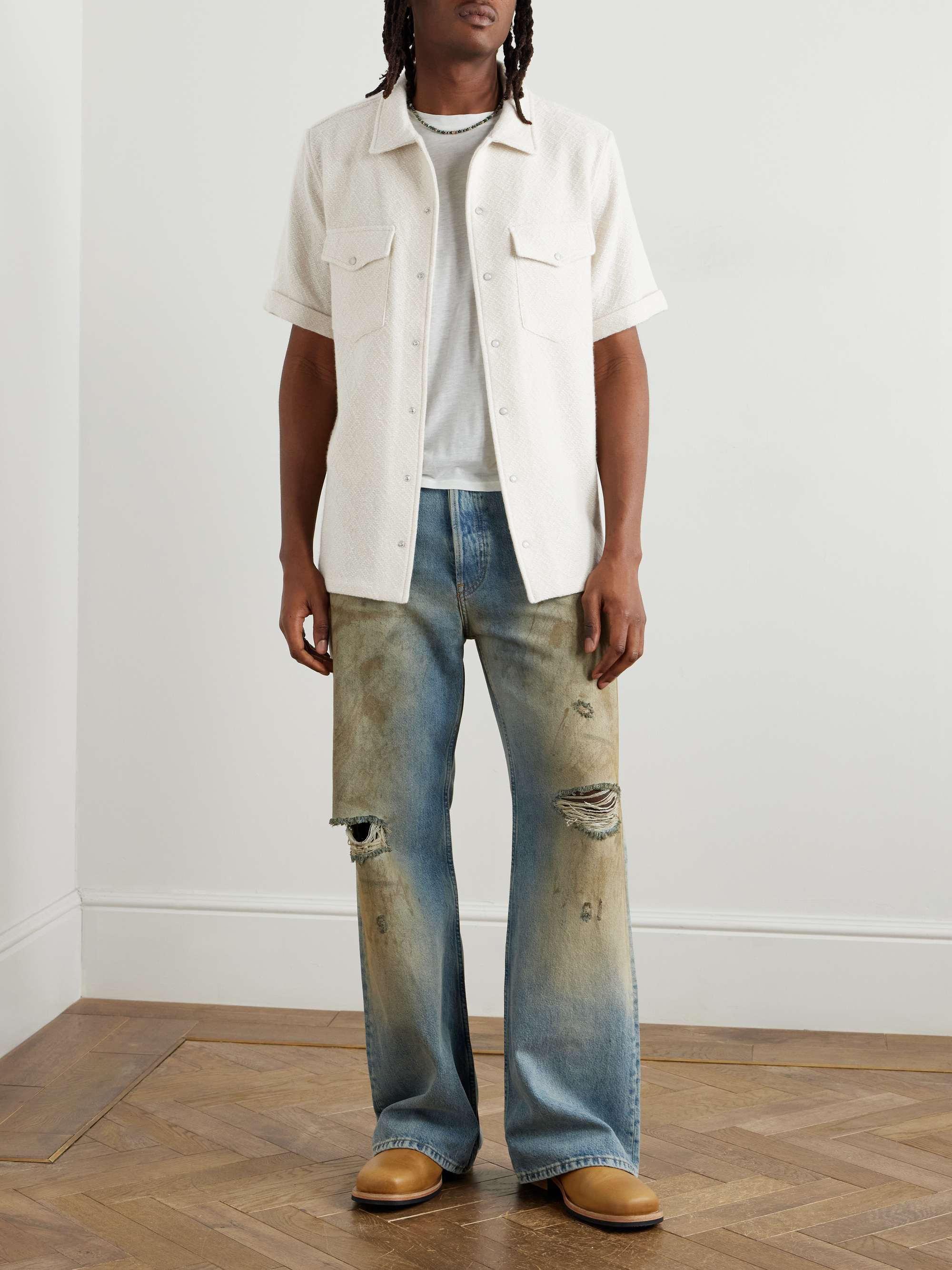 Cashmere-Jacquard Shirt view