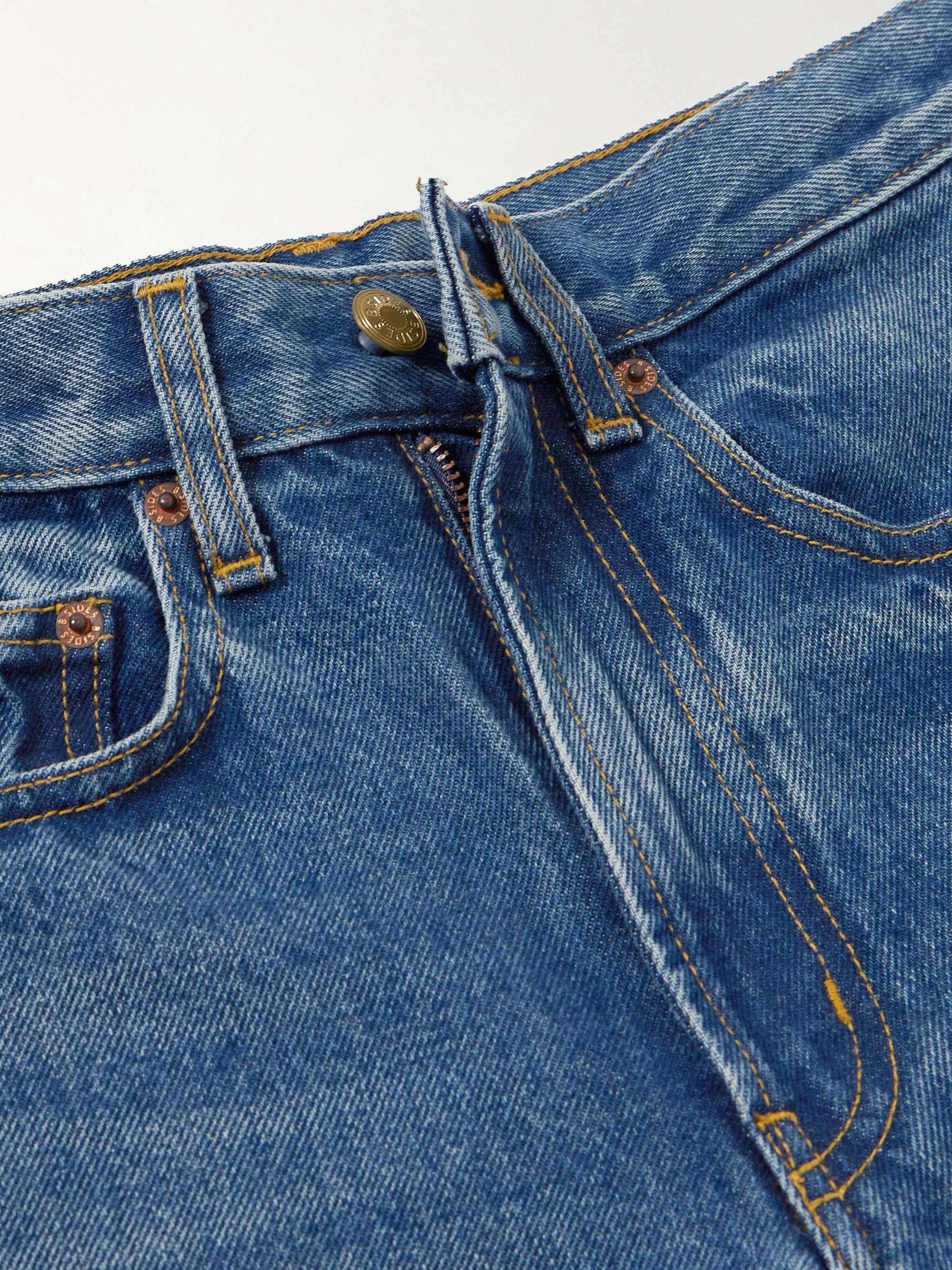 Relaxed Cuffed Lasso high-rise wide-leg jeans view