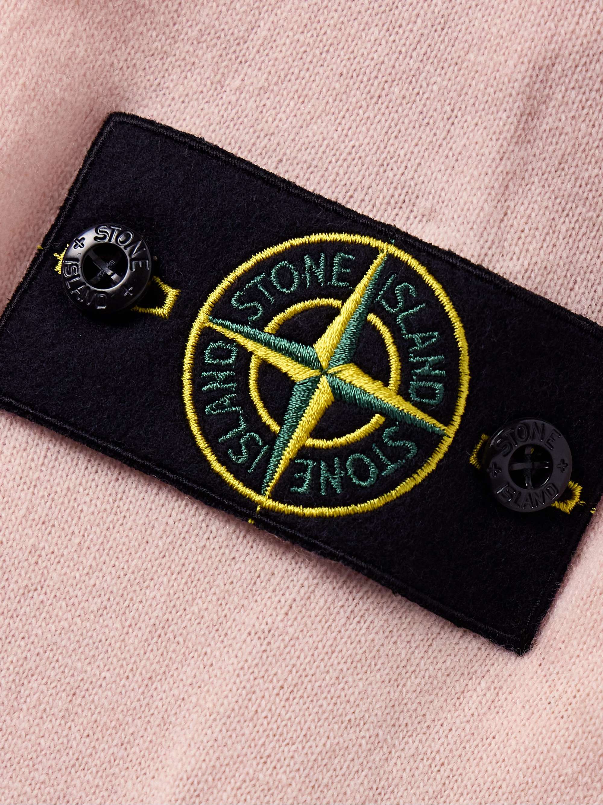 Logo-Appliquéd Virgin Wool Sweater view