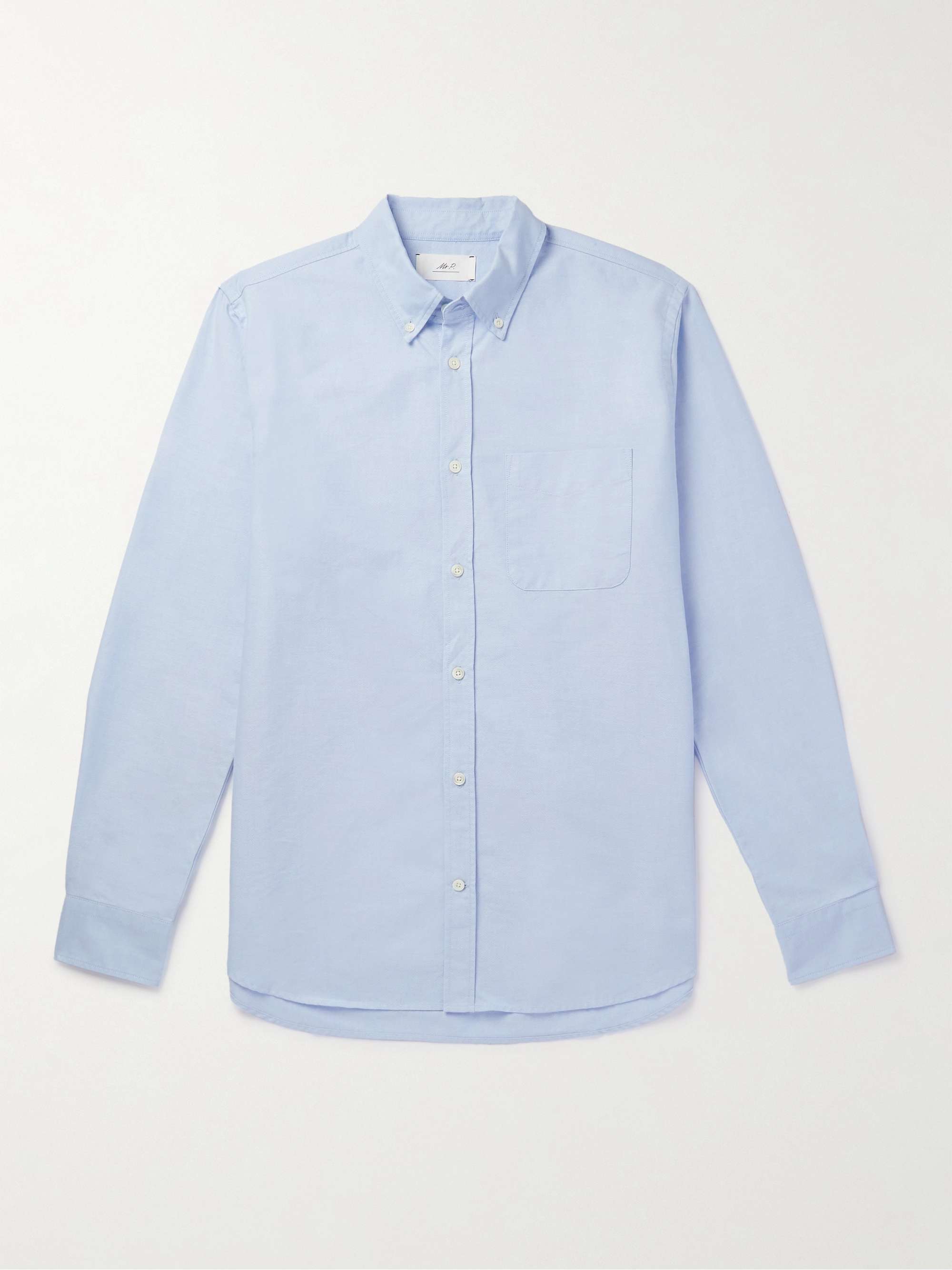Button-Down Collar Cotton Oxford Shirt view