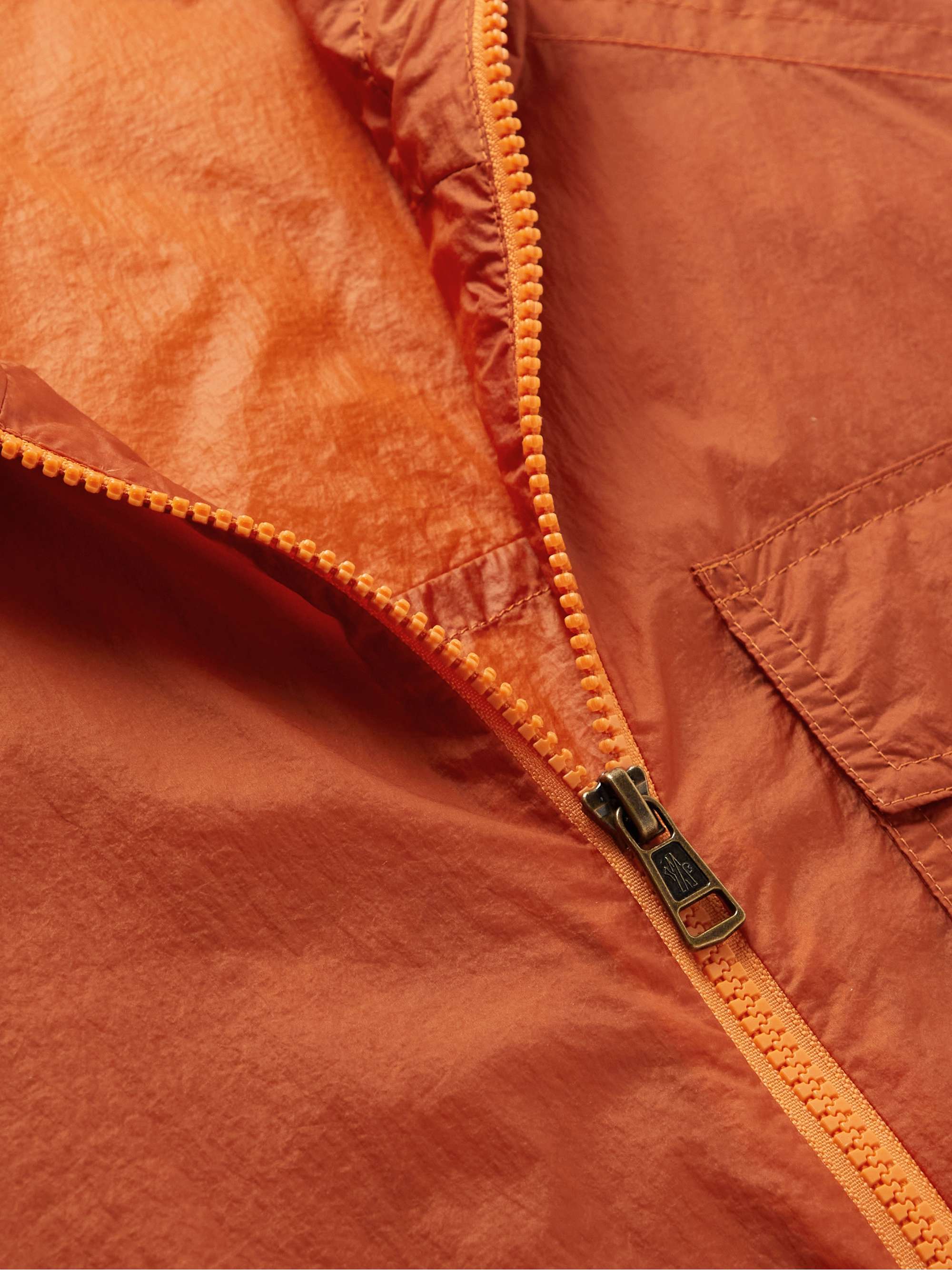 Samakar Logo-Appliquéd Shell Hooded Jacket view