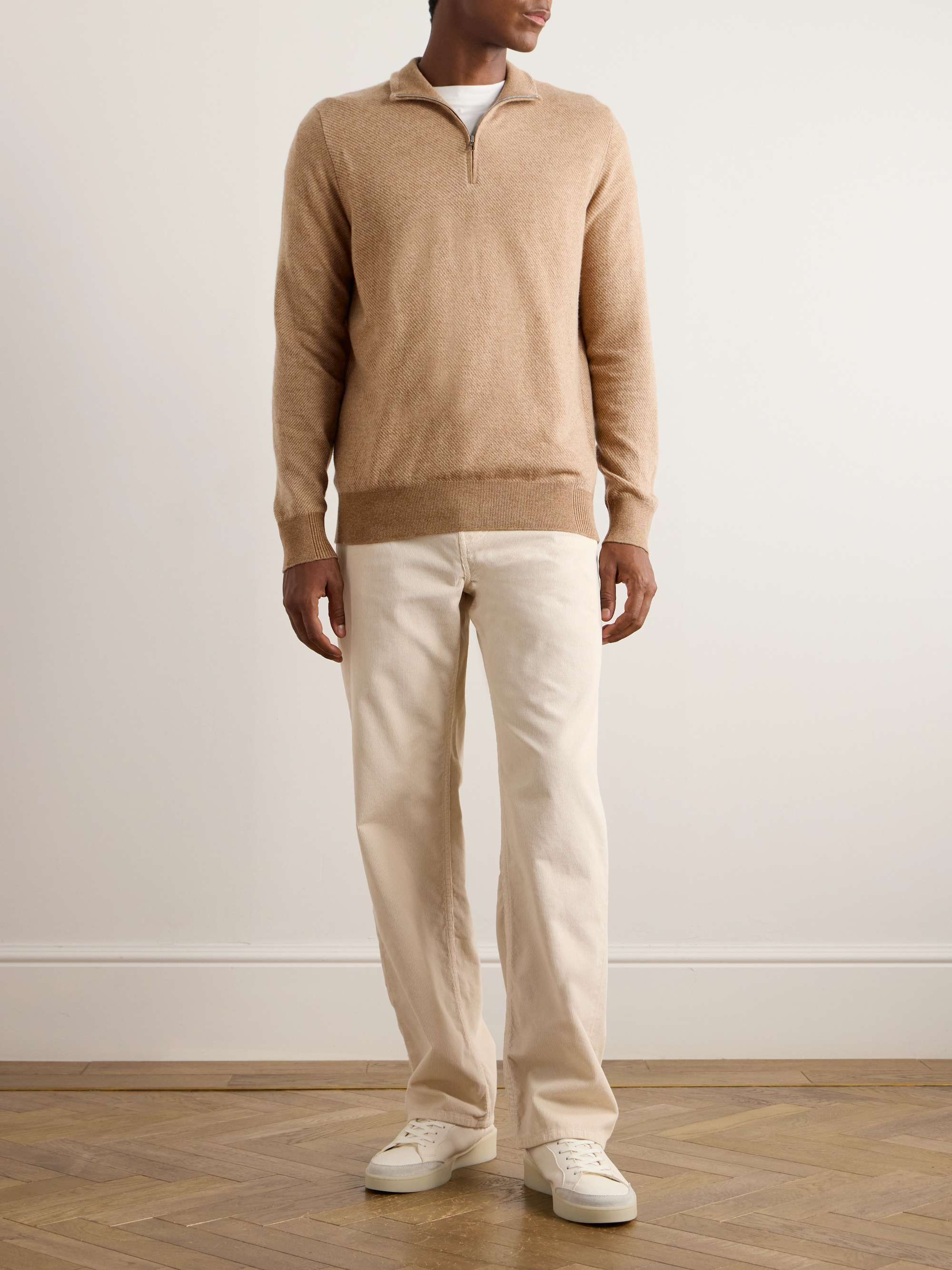 Cashmere Half-Zip Sweater view