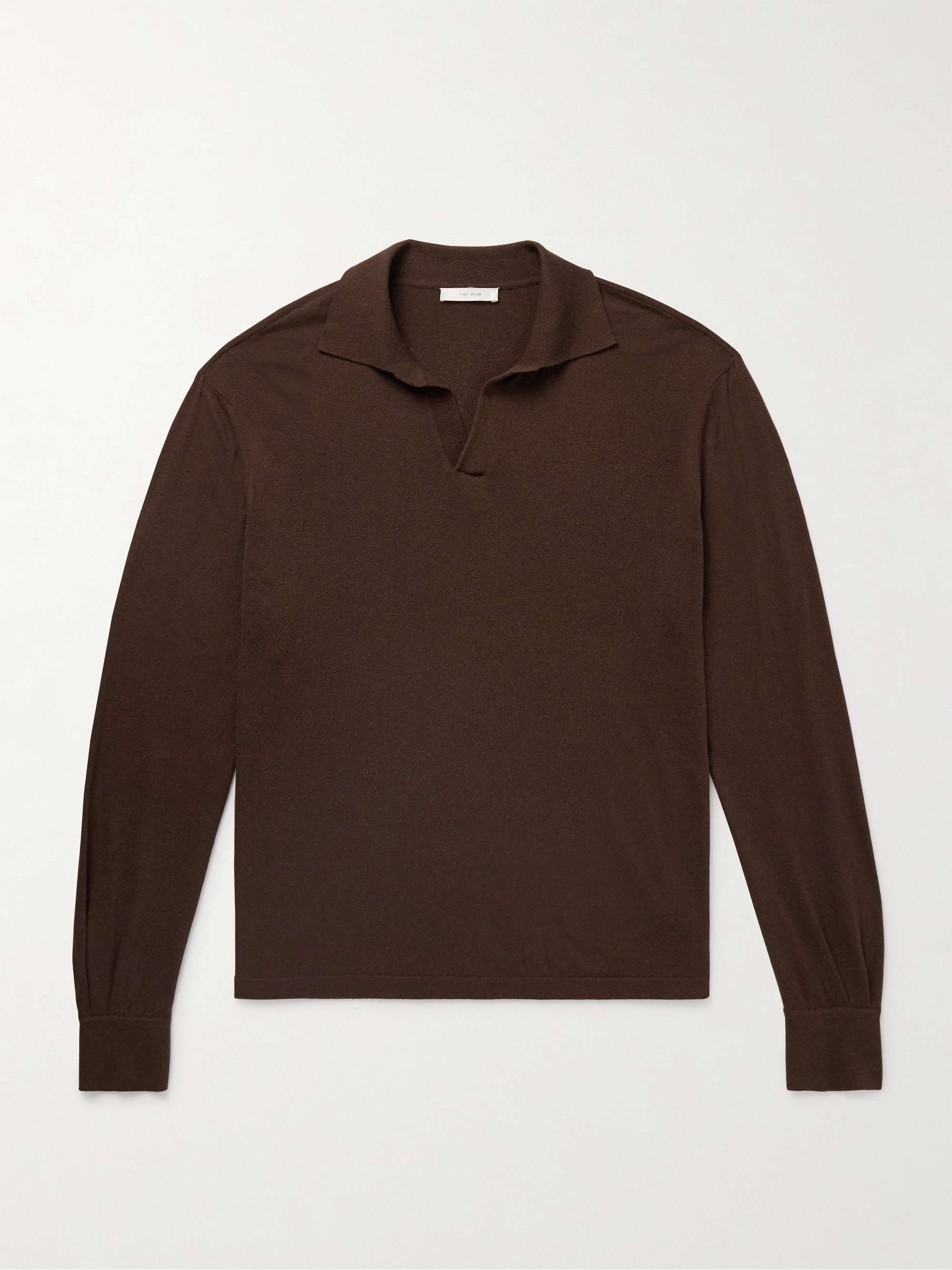 Stafford Silk-Jersey Polo Shirt view