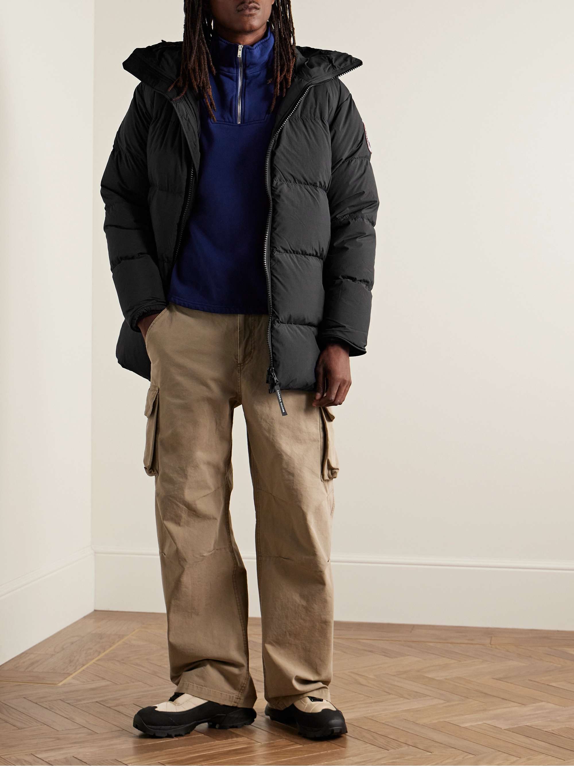 Lawrence Logo-Appliquéd Quilted Enduraluxe® Down Jacket view