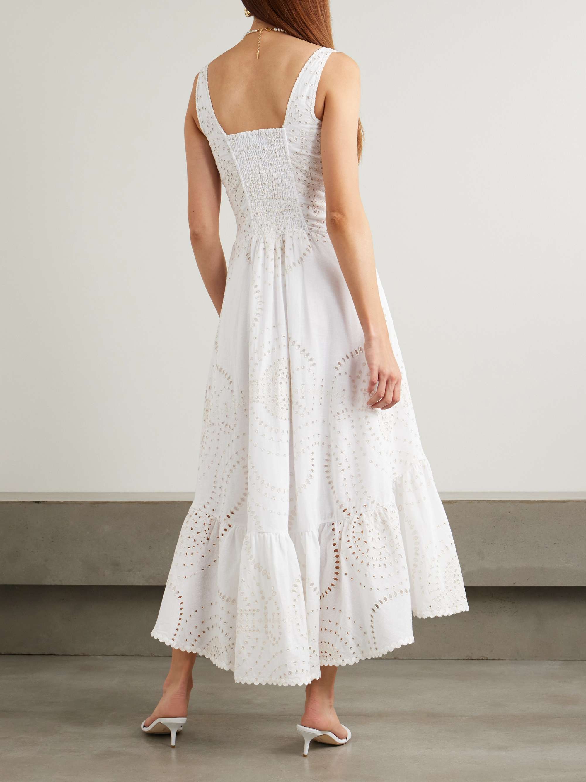 Greba broderie anglaise cotton-blend maxi dress view