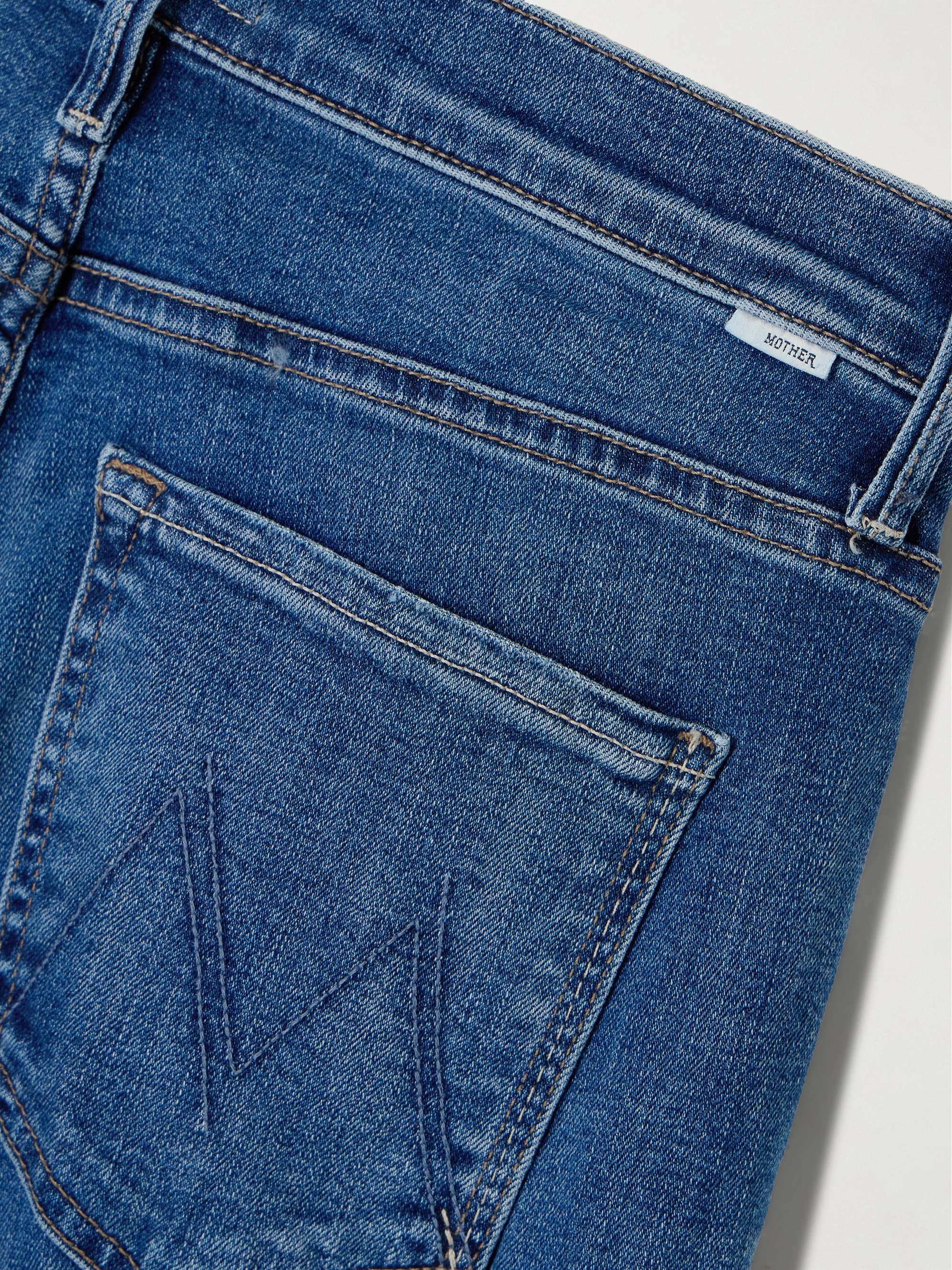 The Maven Sneak mid-rise straight-leg jeans view