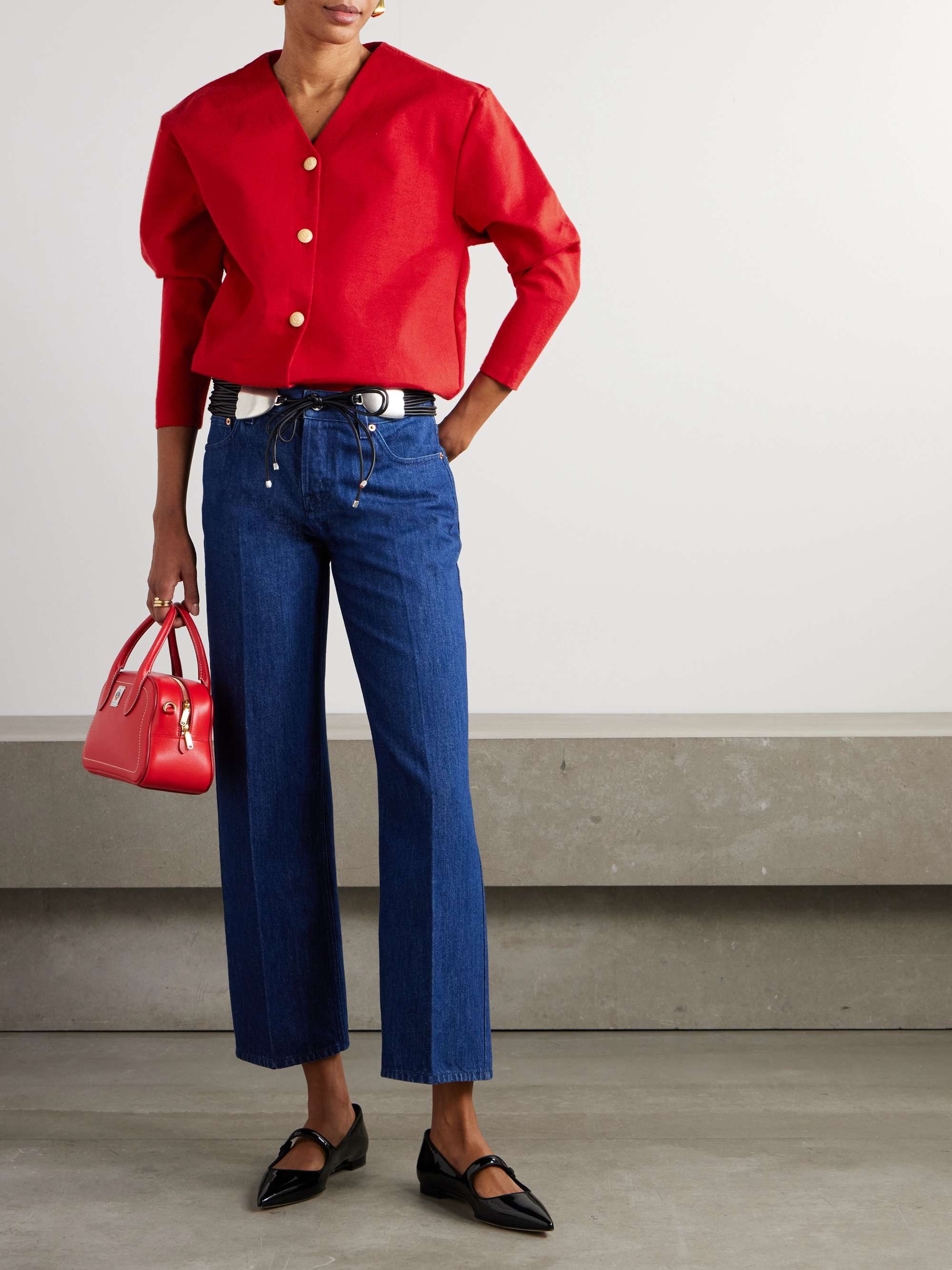Knitted cardigan view