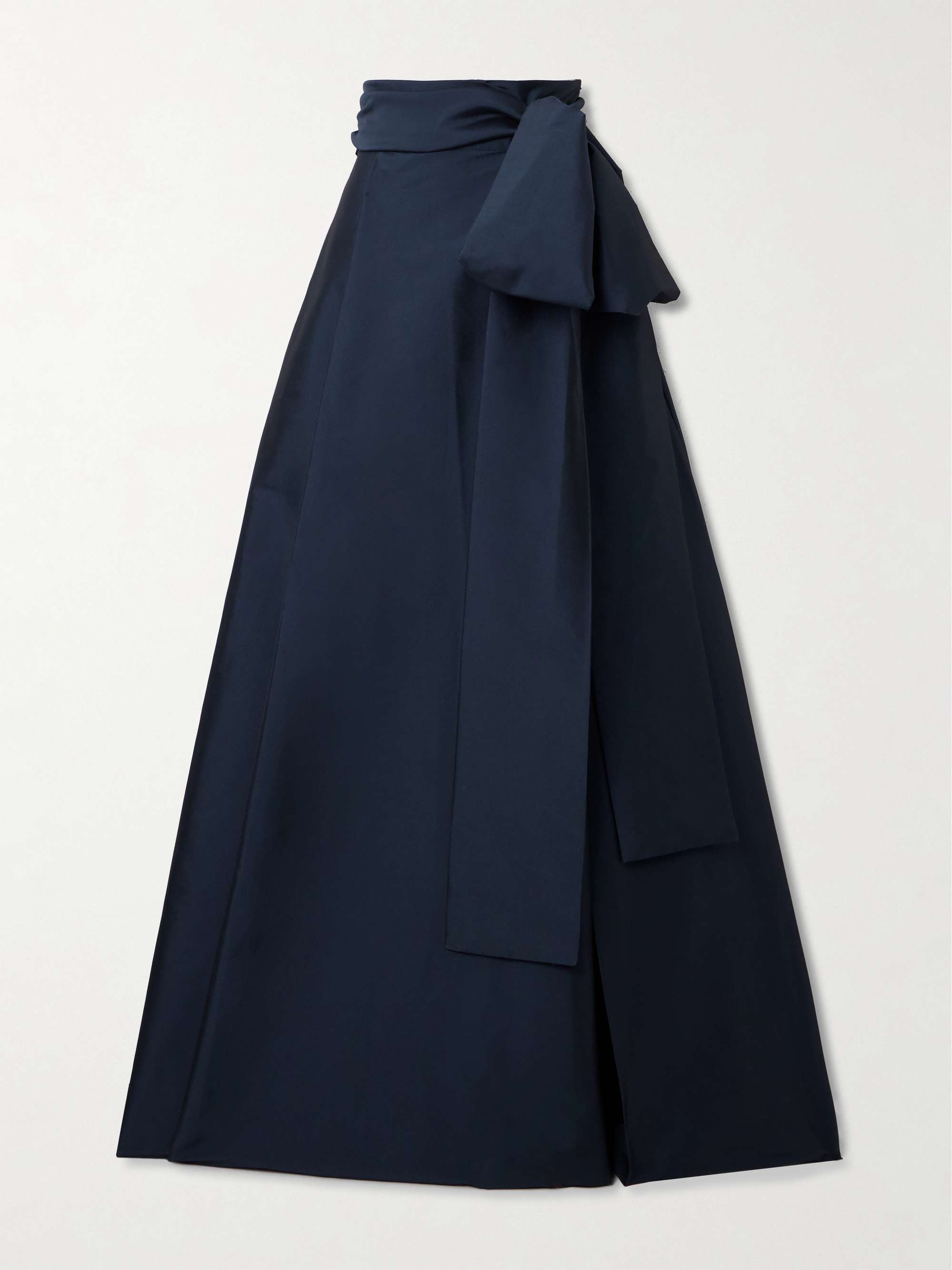 Beatrice stretch-taffeta maxi skirt view