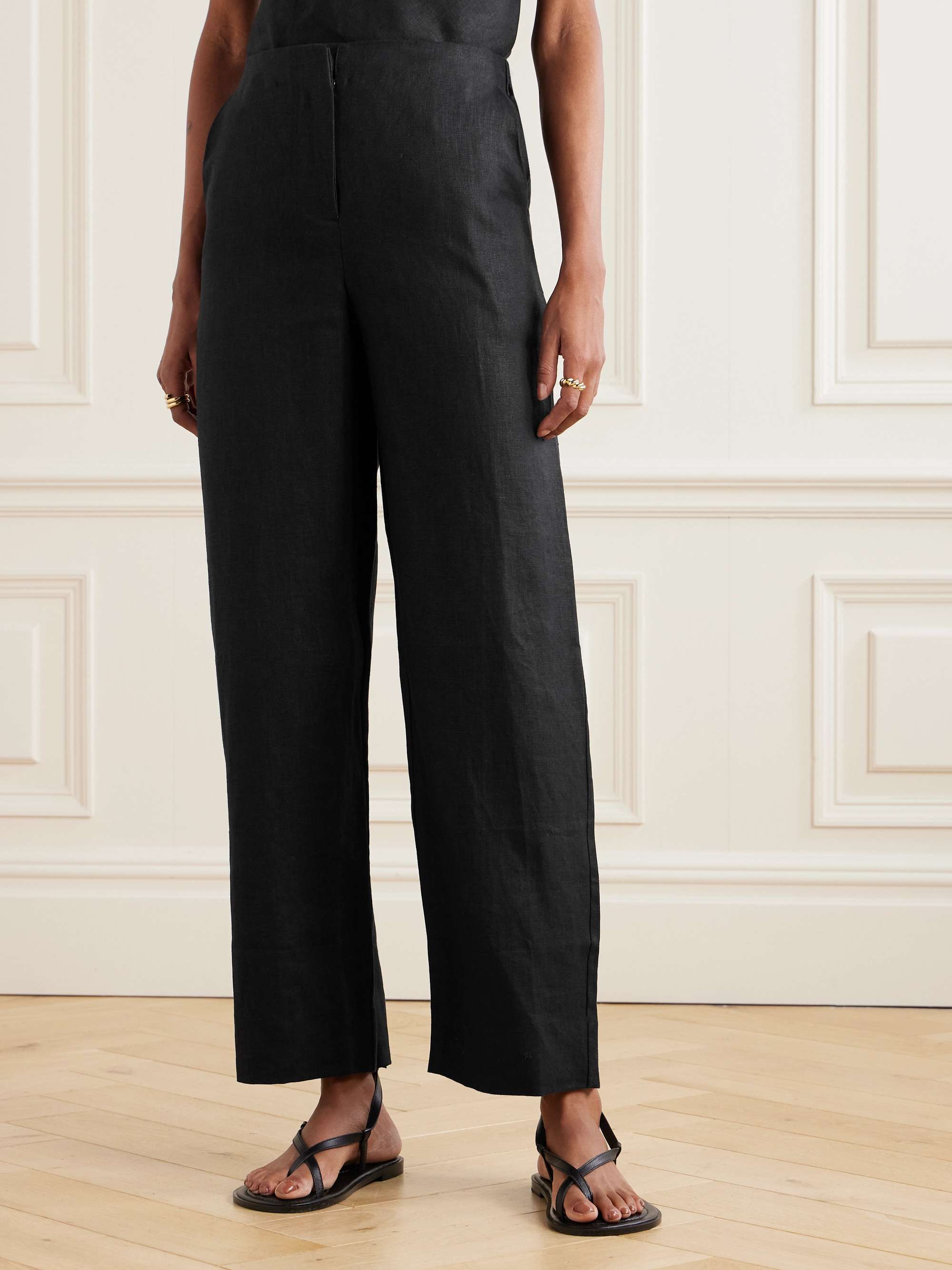 Meave linen wide-leg pants view