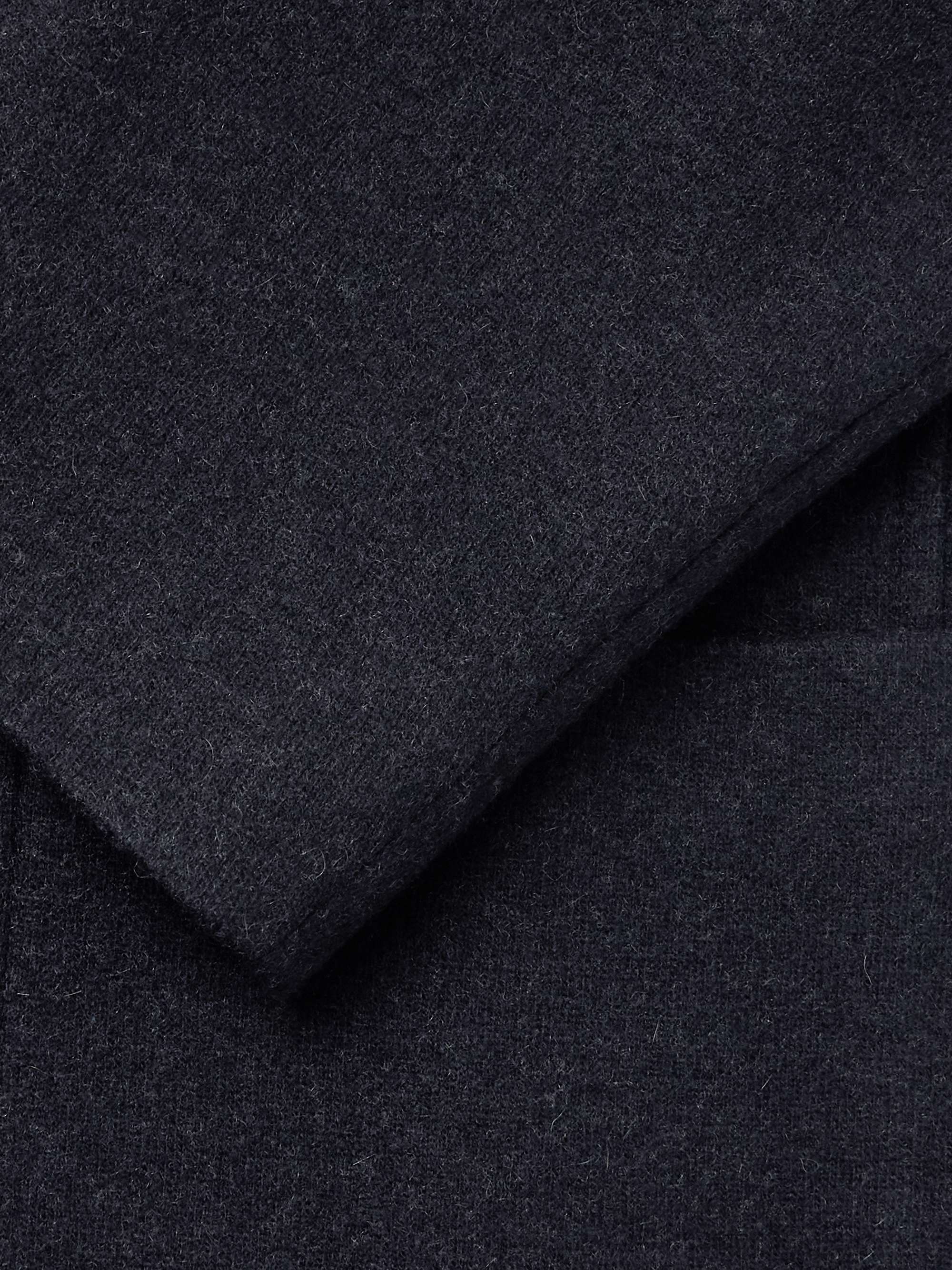 Spagna Nehru-Collar Unstructured Cashmere-Blend Jersey Suit Jacket view