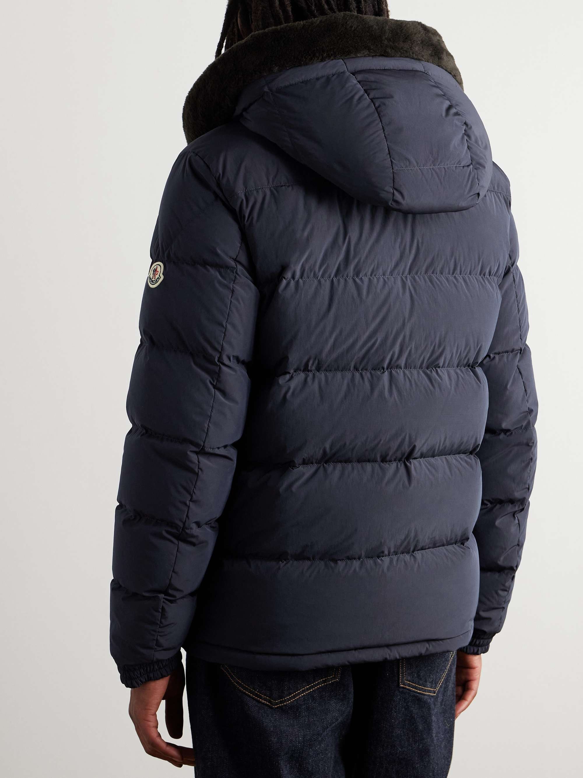 Marcelettes Faux Shearling-Trimmed Quilted Shell Down Jacket view