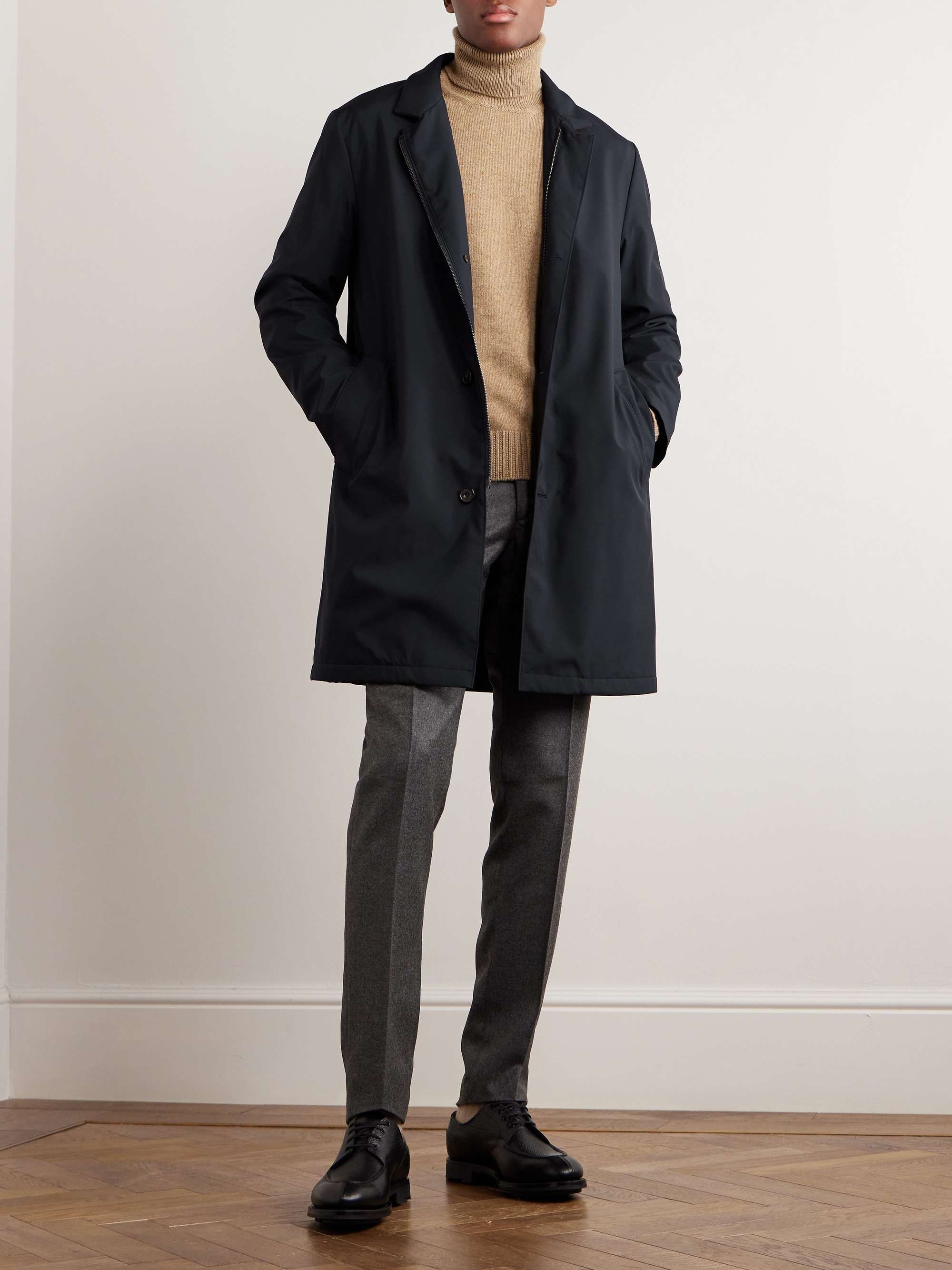 Sebring Windmate Suede-Trimmed Storm System Shell Car Coat view