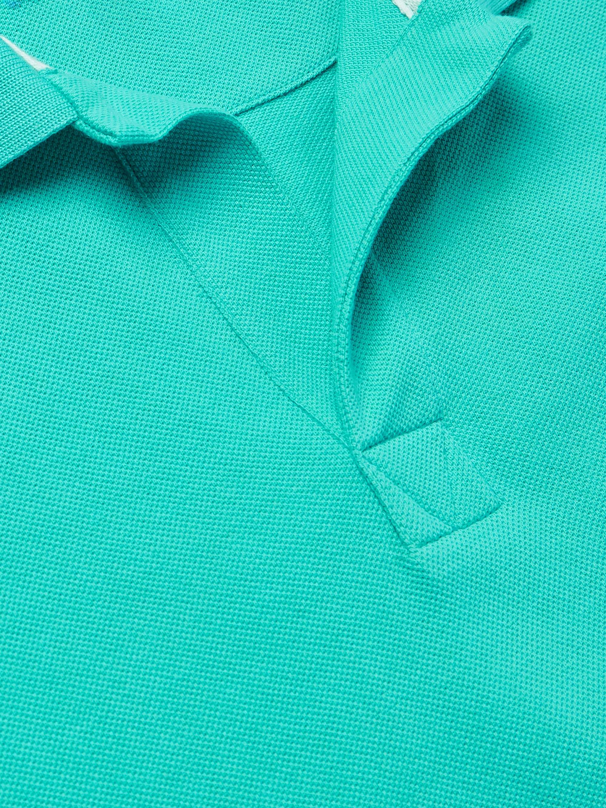 Slim-Fit Logo-Embroidered Organic Cotton-Piqué Polo Shirt view