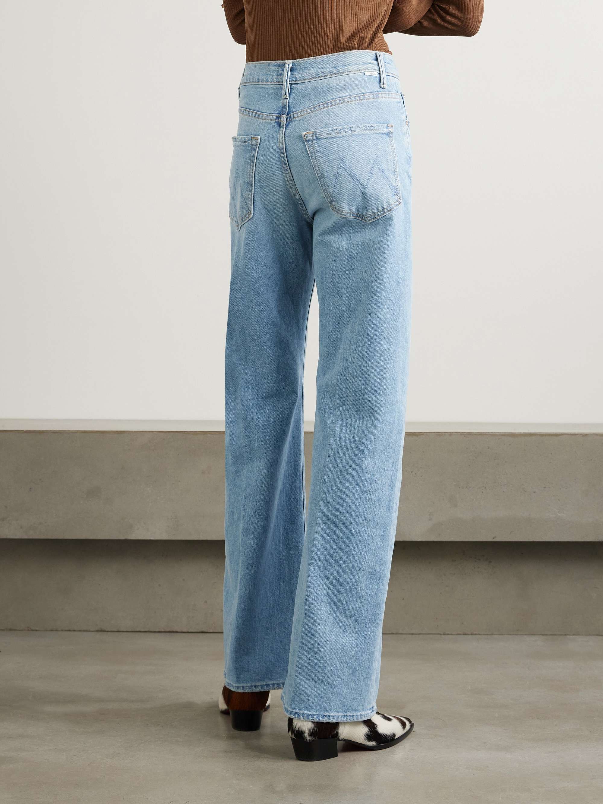 The Lasso Sneak high-rise wide-leg jeans view